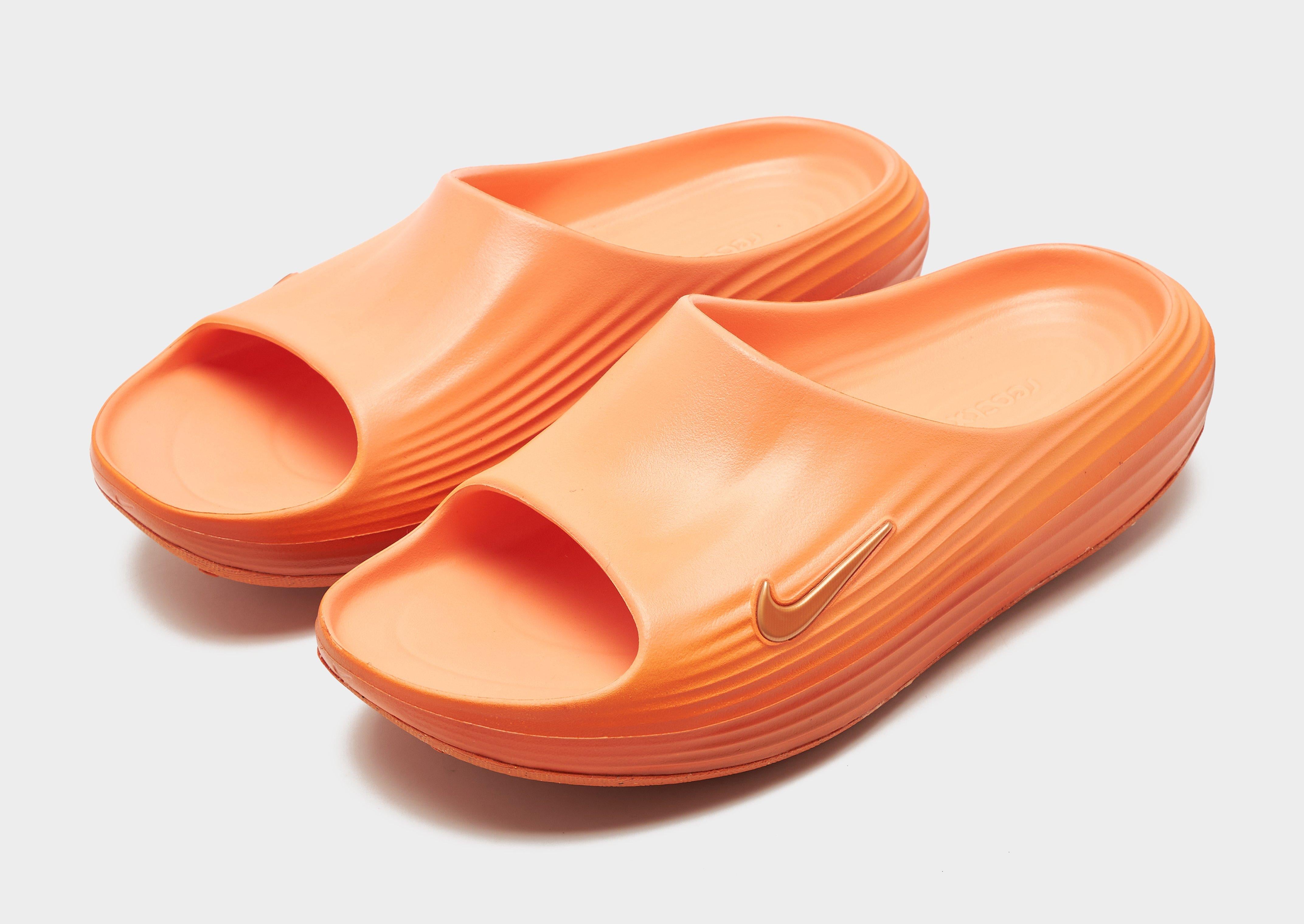 Orange Nike ReactX Rejuven8 Slides - JD Sports Singapore