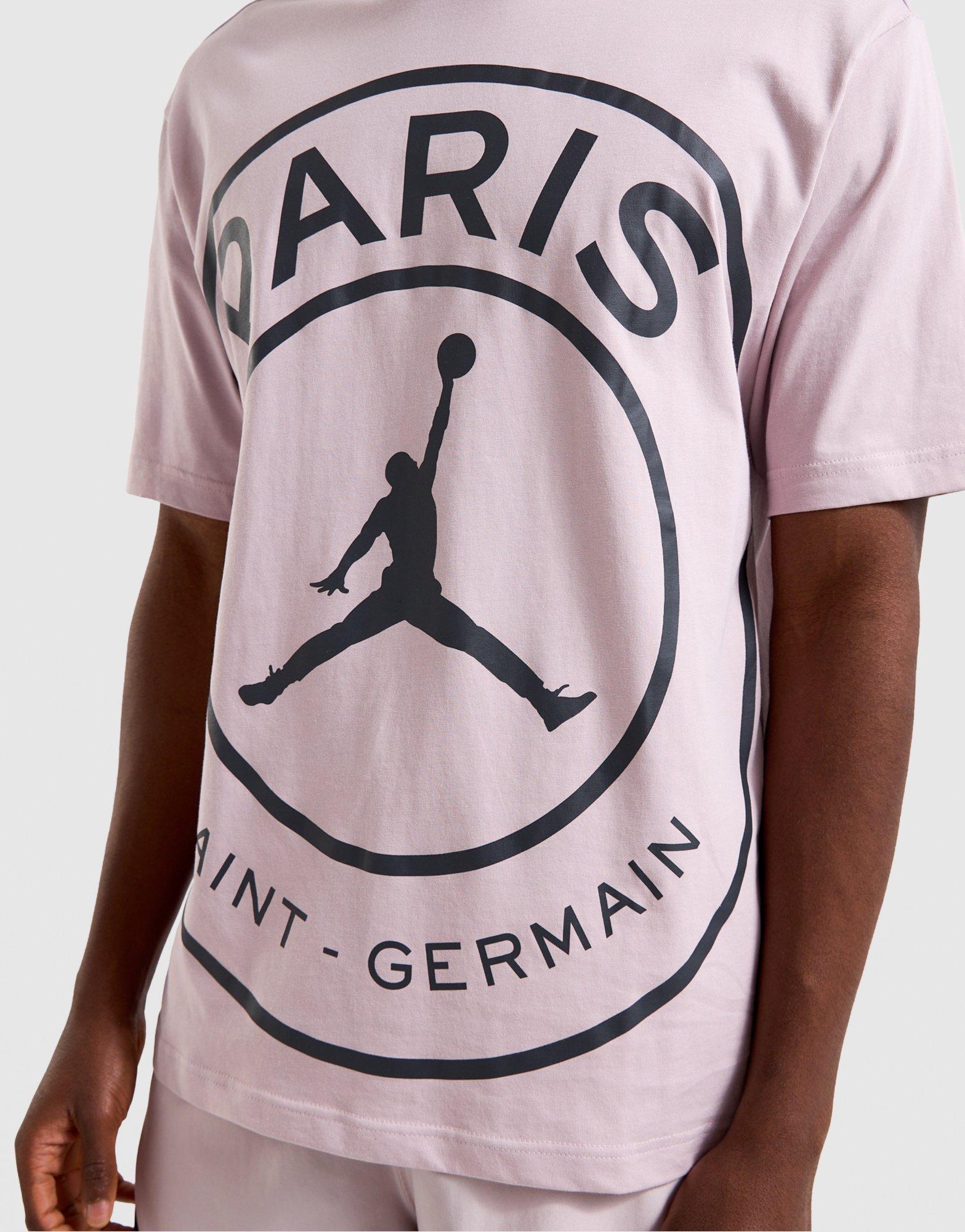 マラドーナメッシ Jordan PARIS SAINT-GERMAIN Pink Jordan Paris Saint-Germain T-Shirt - JD Sports Singapore