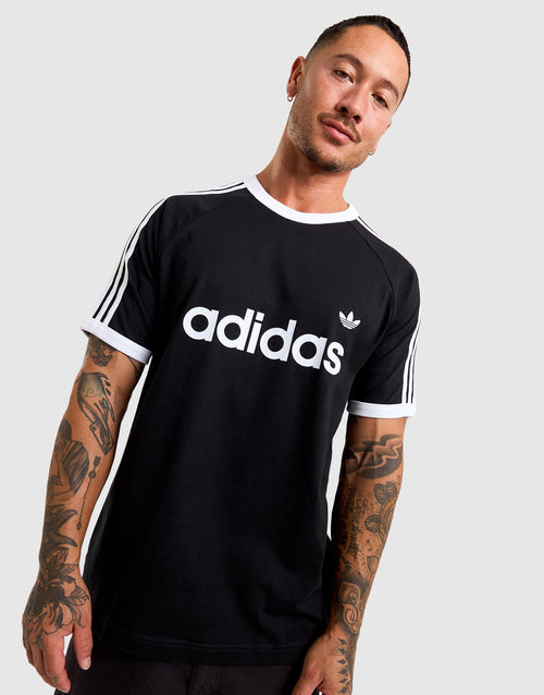 3-Stripes Slim Ringer T-Shirt