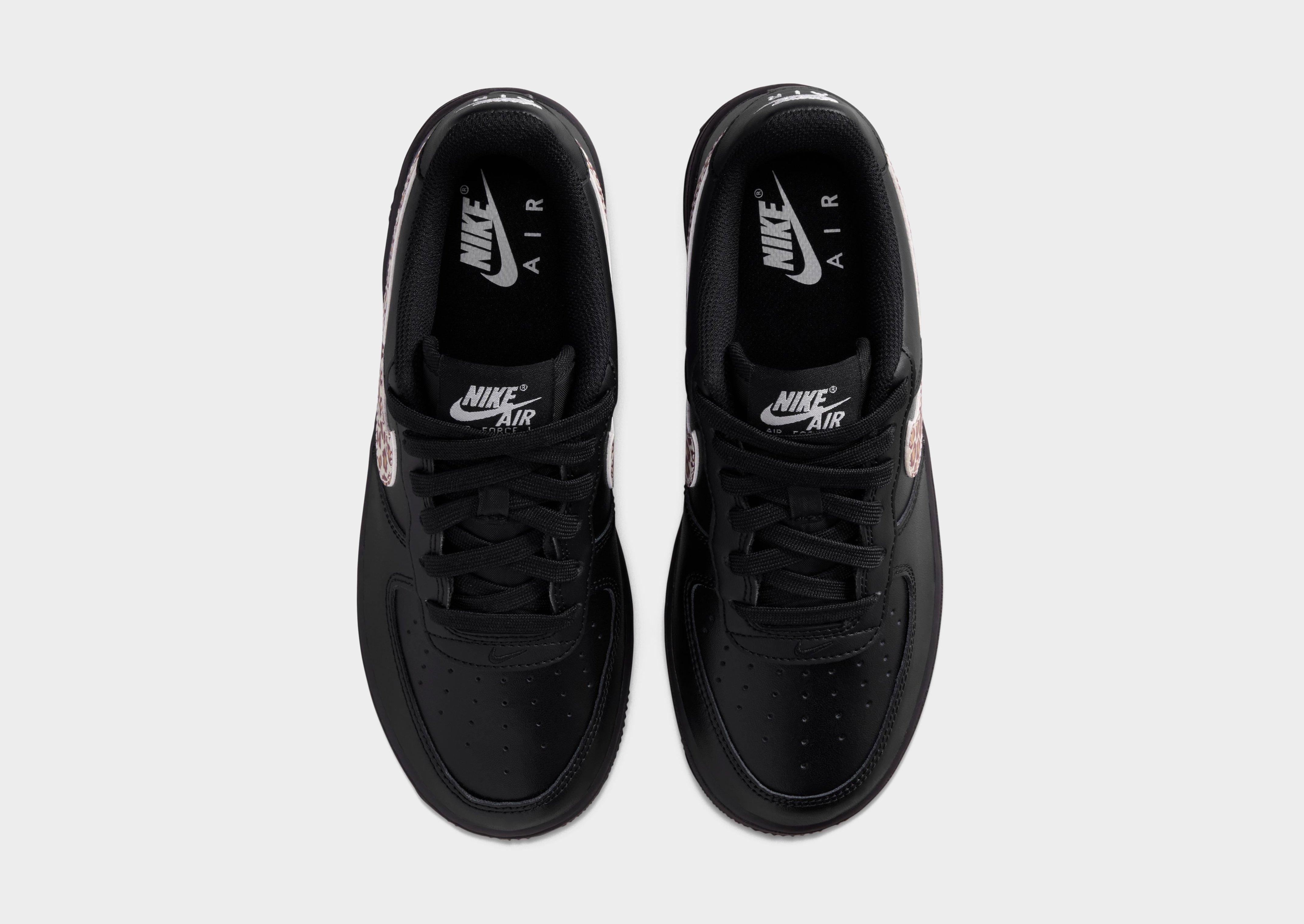 Black Nike Air Force 1 Low Junior's - JD Sports Singapore