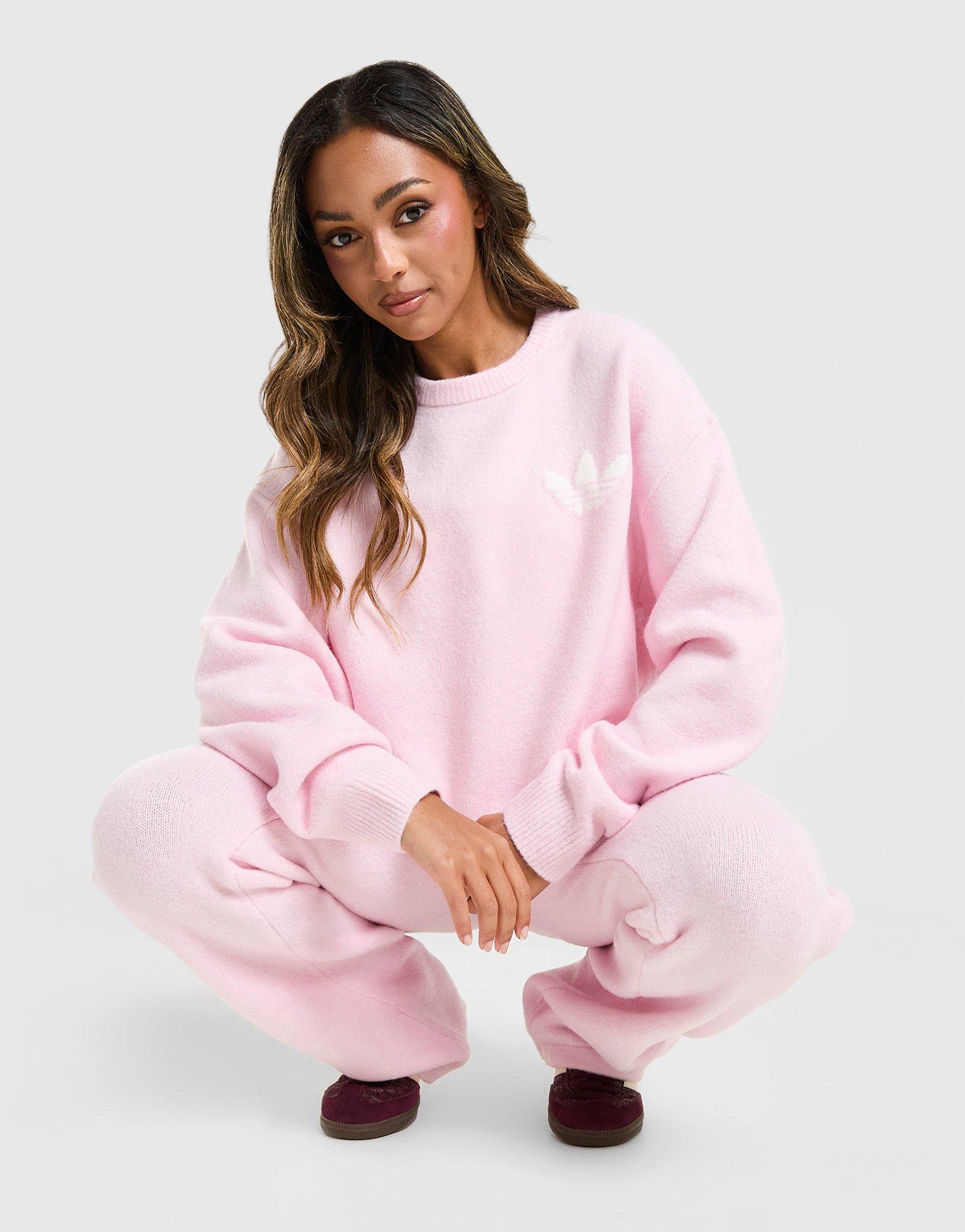 Trefoil Knit Crew Sweatshirt