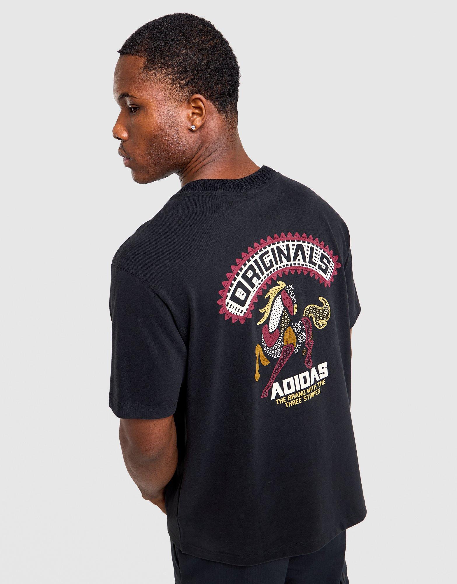 NEWYEAR ㉛ Black adidas Lunar New Year T-Shirt (Unisex) - JD Sports Singapore