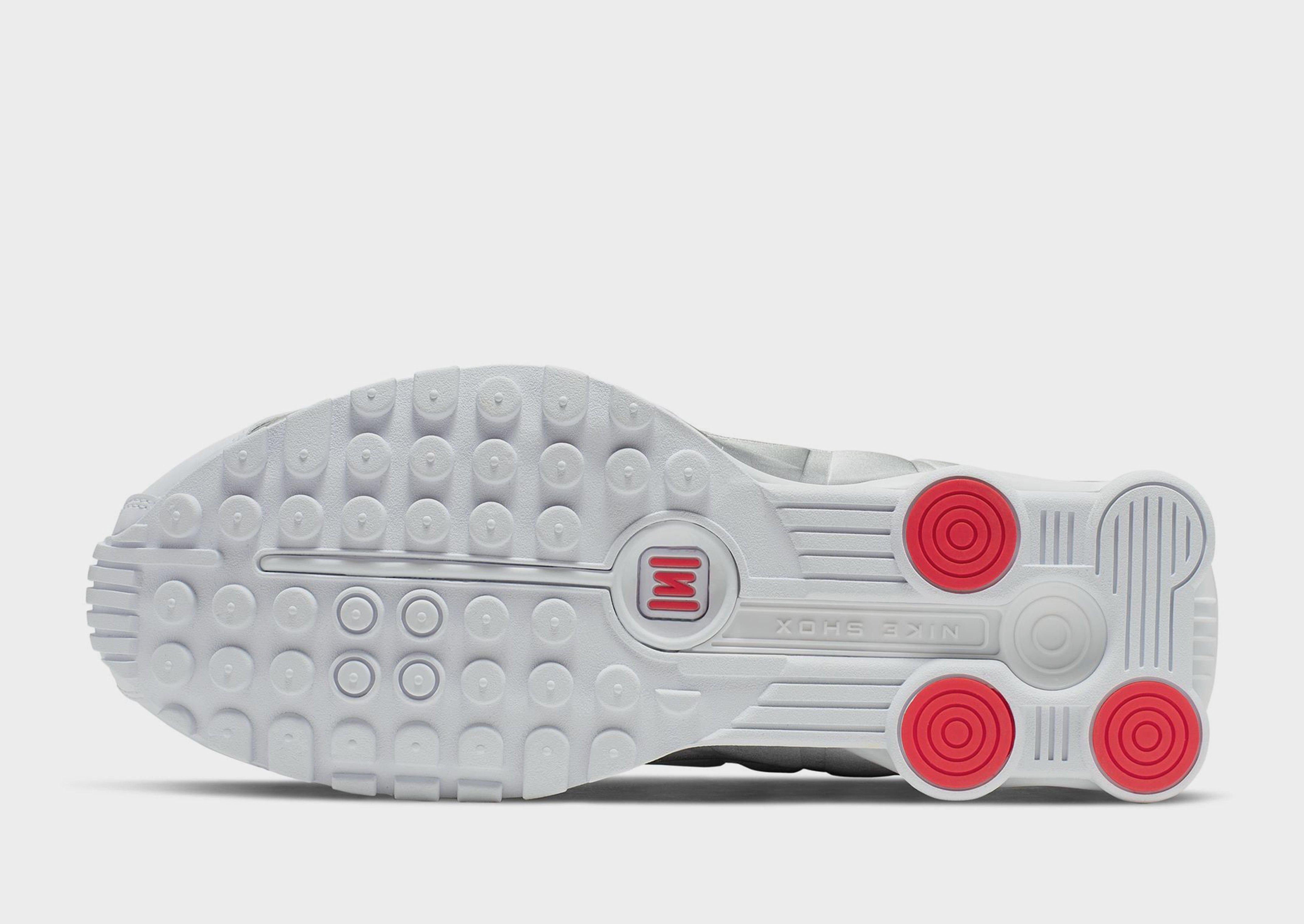 White Nike Shox R4 Women's - JD Sports Singapore