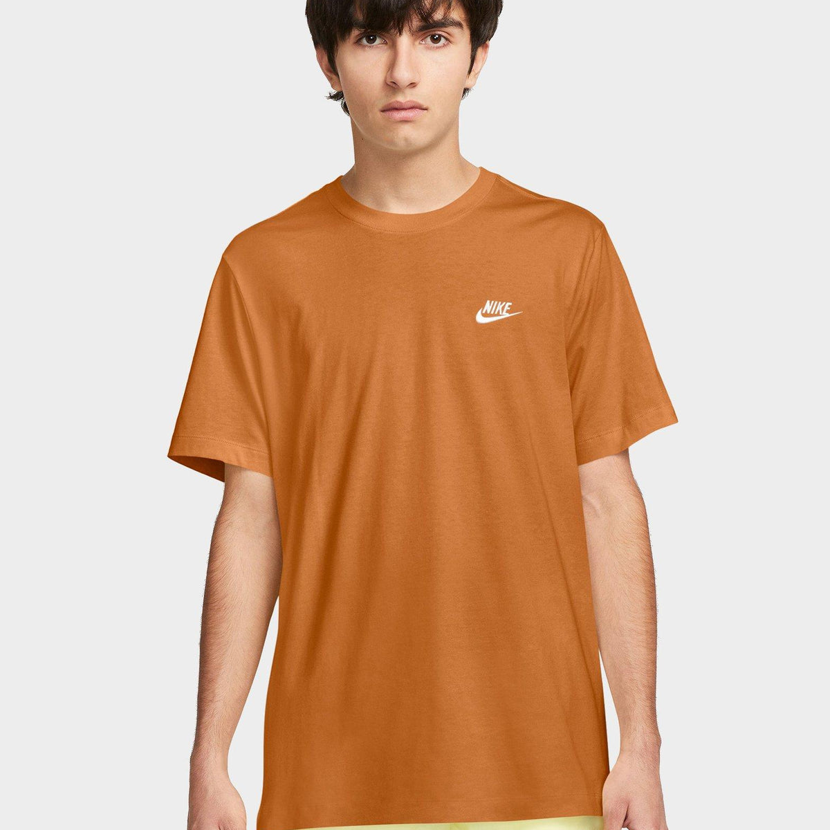 Orange Nike Club T-Shirt - JD Sports Singapore