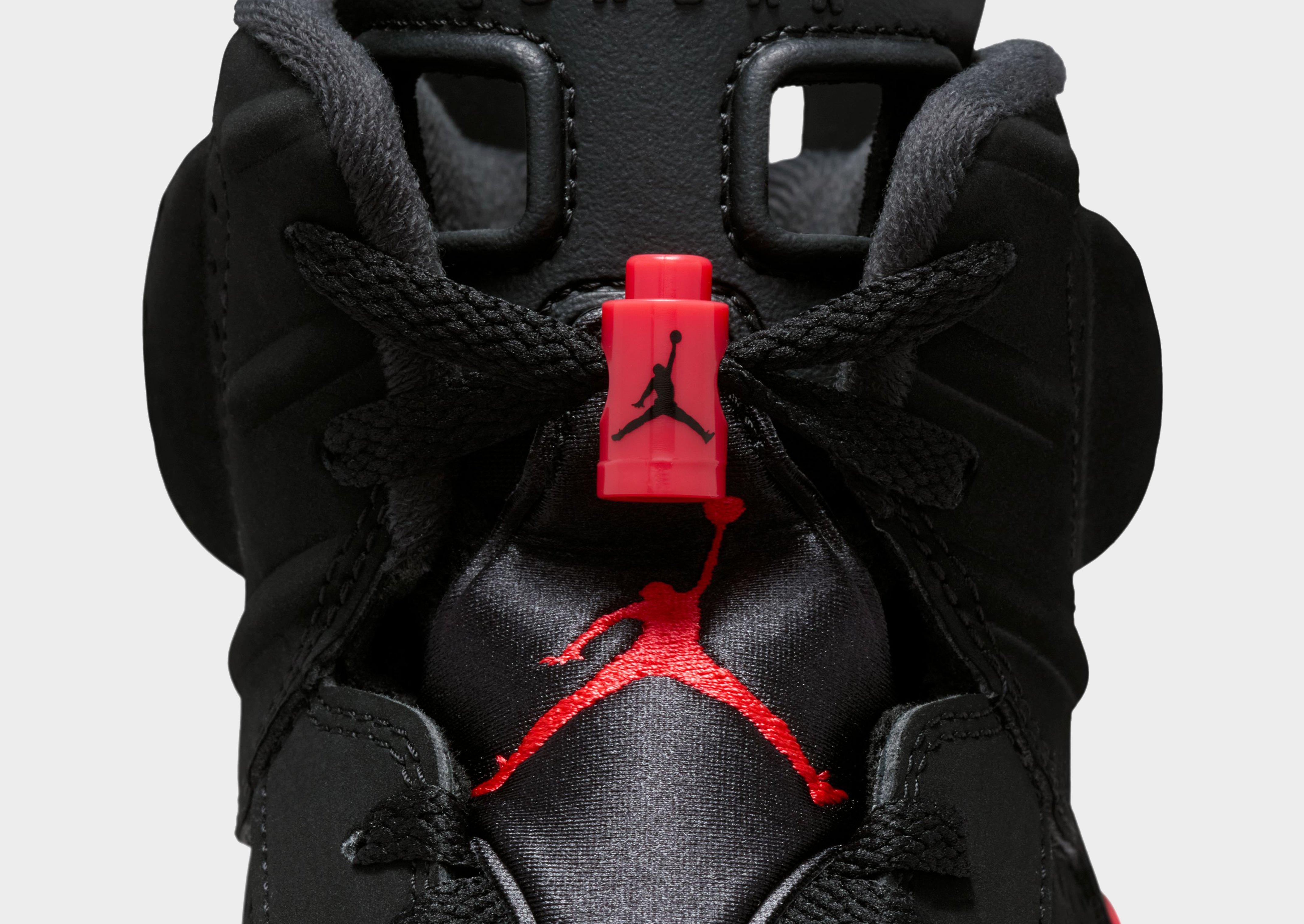 Black Jordan Air 6 Retro Infrared Salesman - JD Sports Singapore