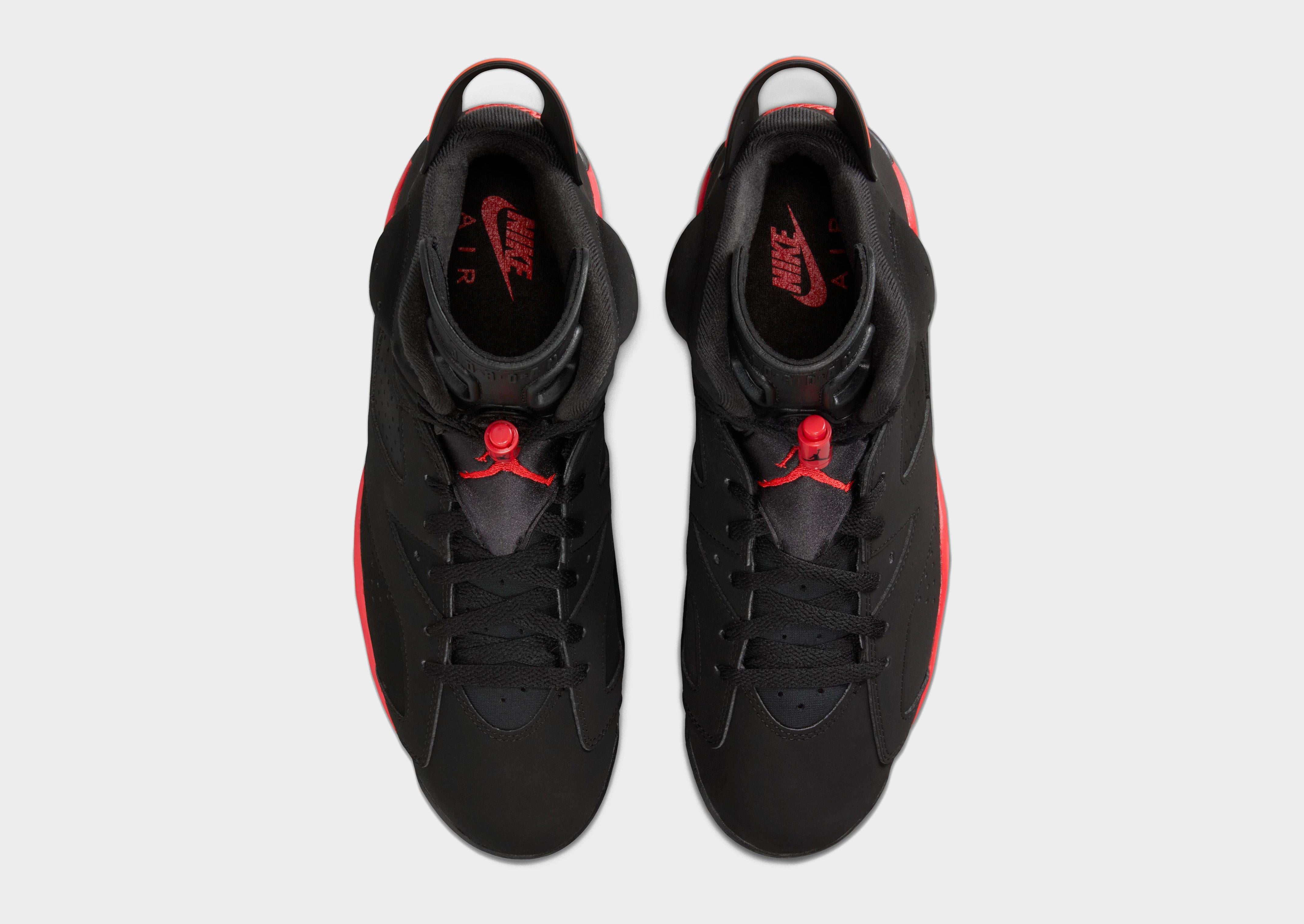 Black Jordan Air 6 Retro Infrared Salesman - JD Sports Singapore