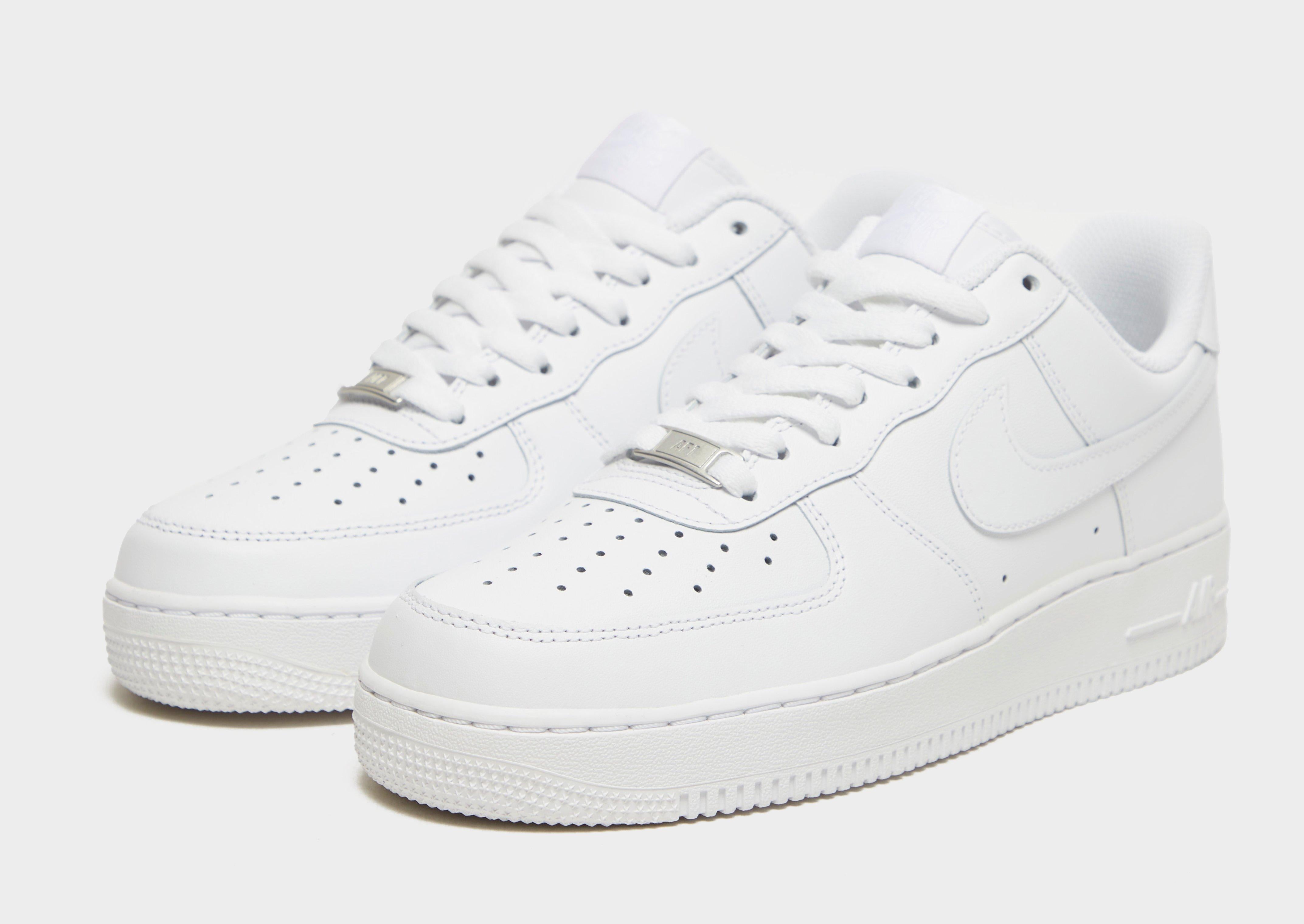 all white af1 lows
