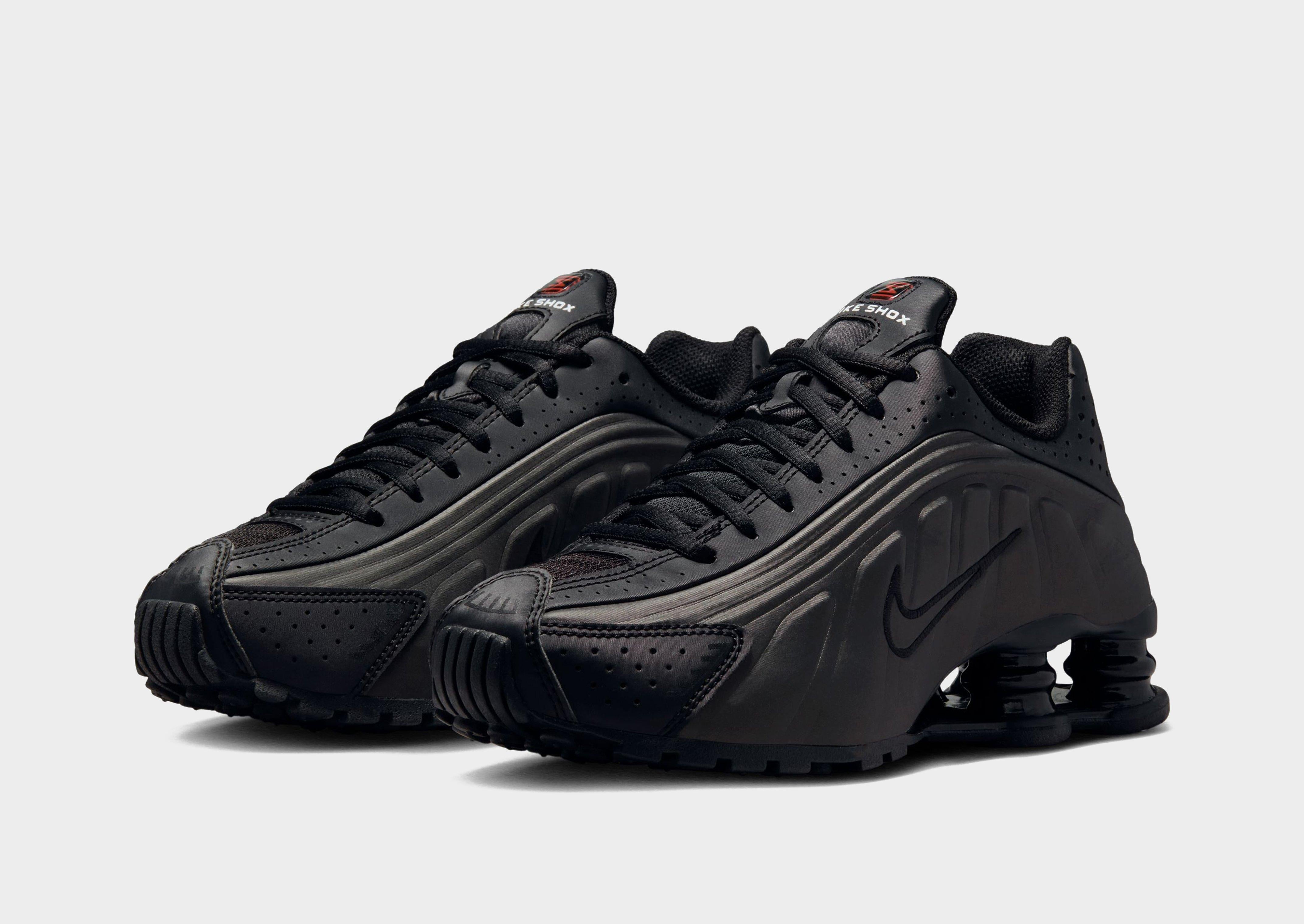 kids black nike shox