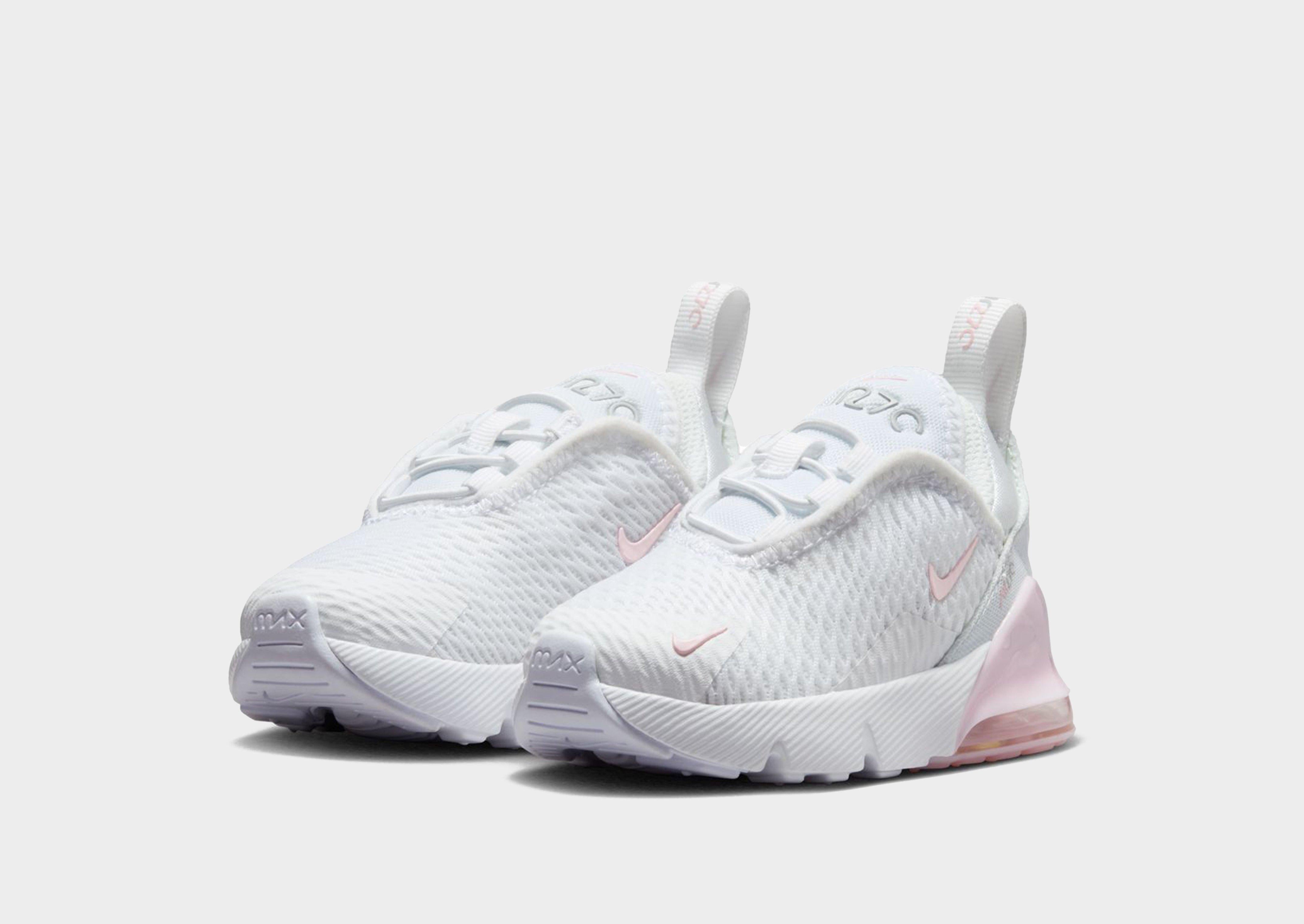 nike air max 270 all white women's