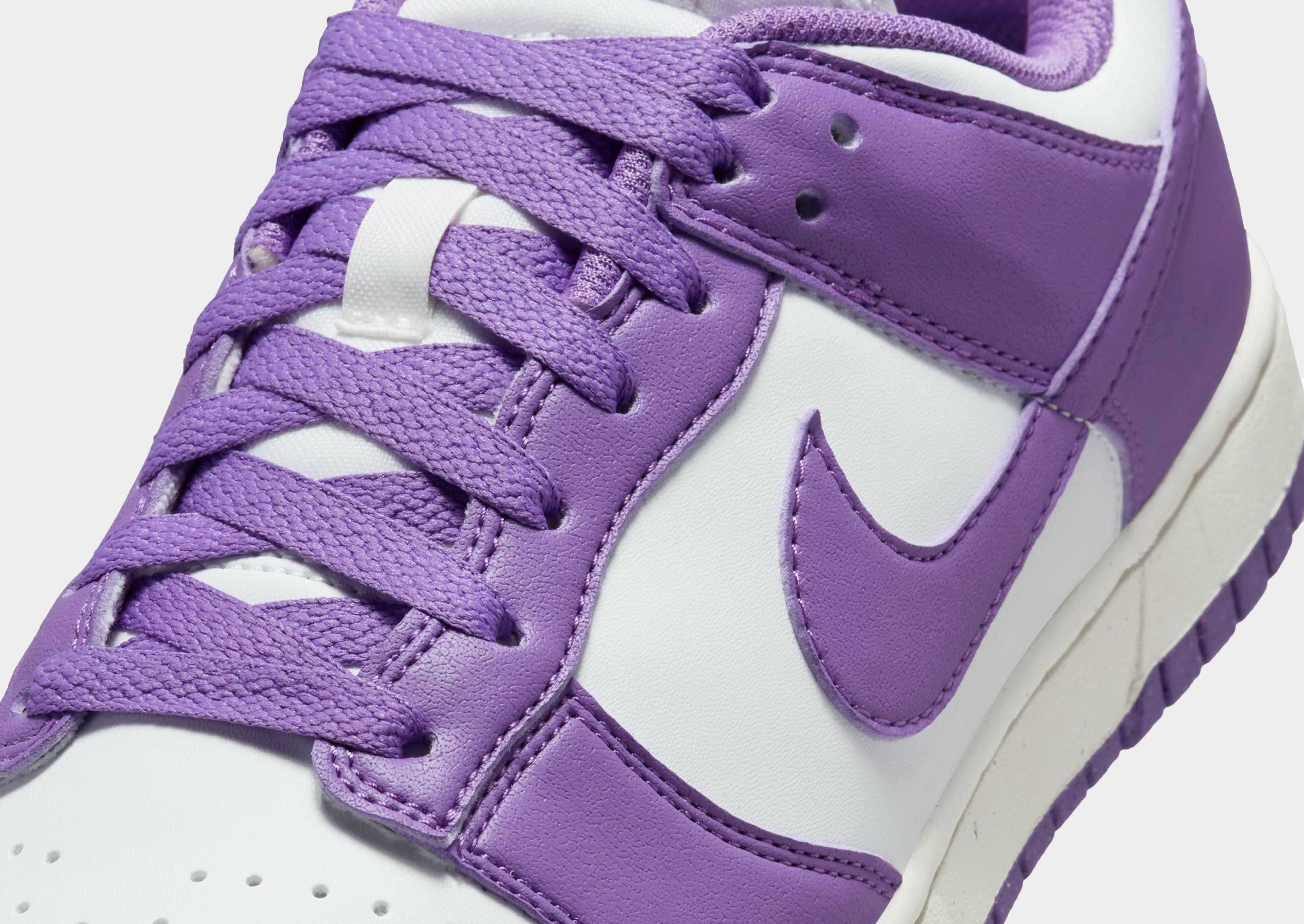 nike womens dunk low purple pulse