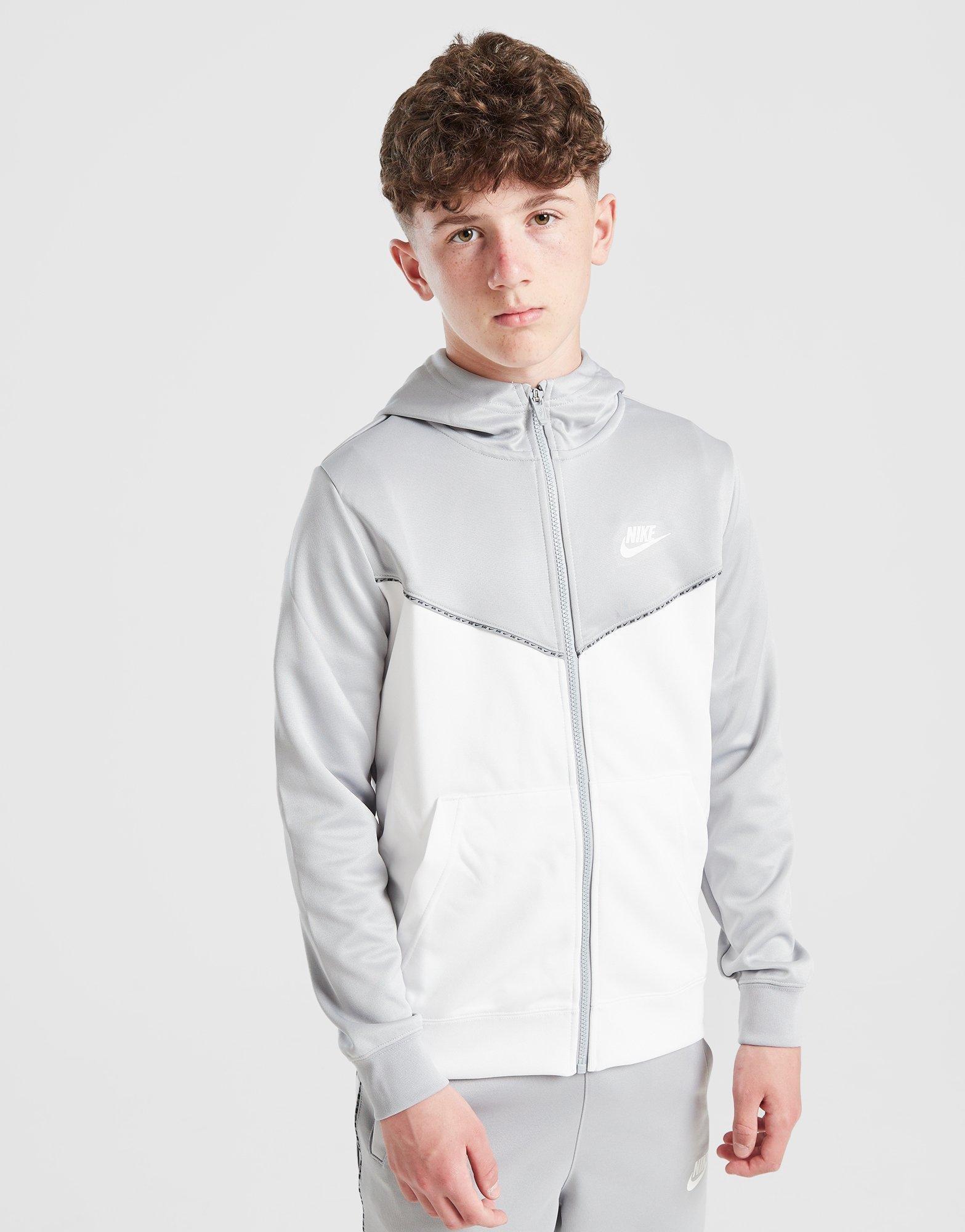 jd sports nike tape hoodie