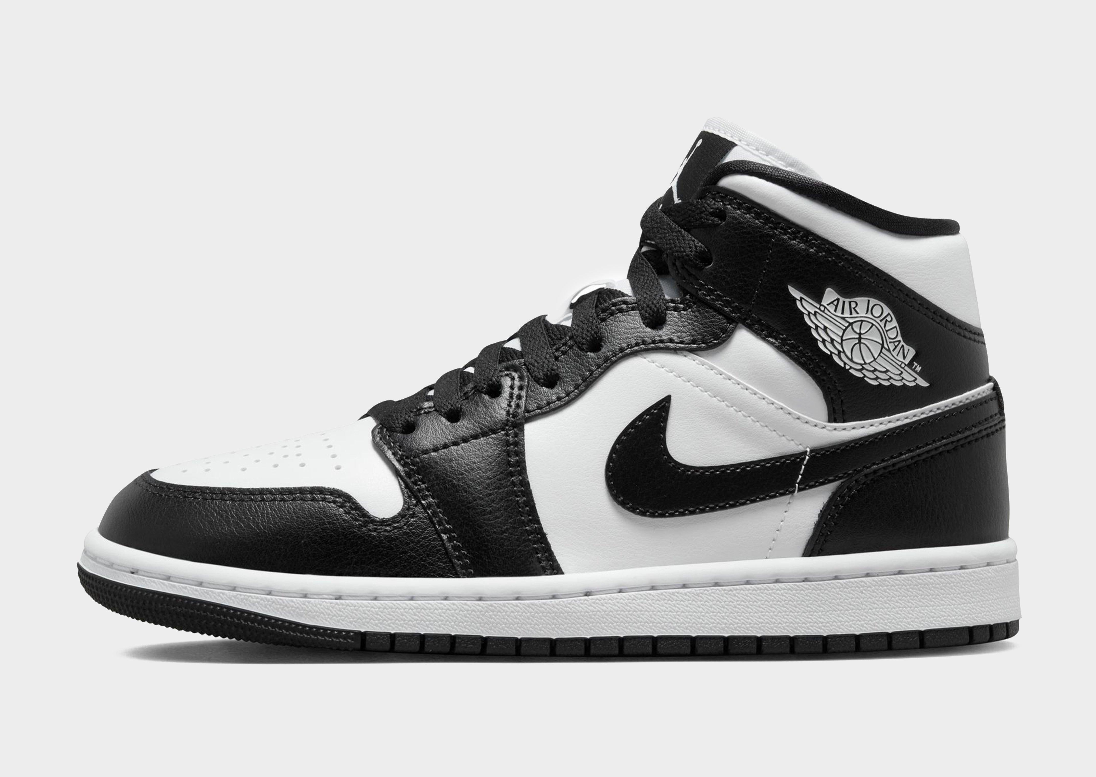 Black Jordan Air 1 Mid Women's - JD Sports Singapore