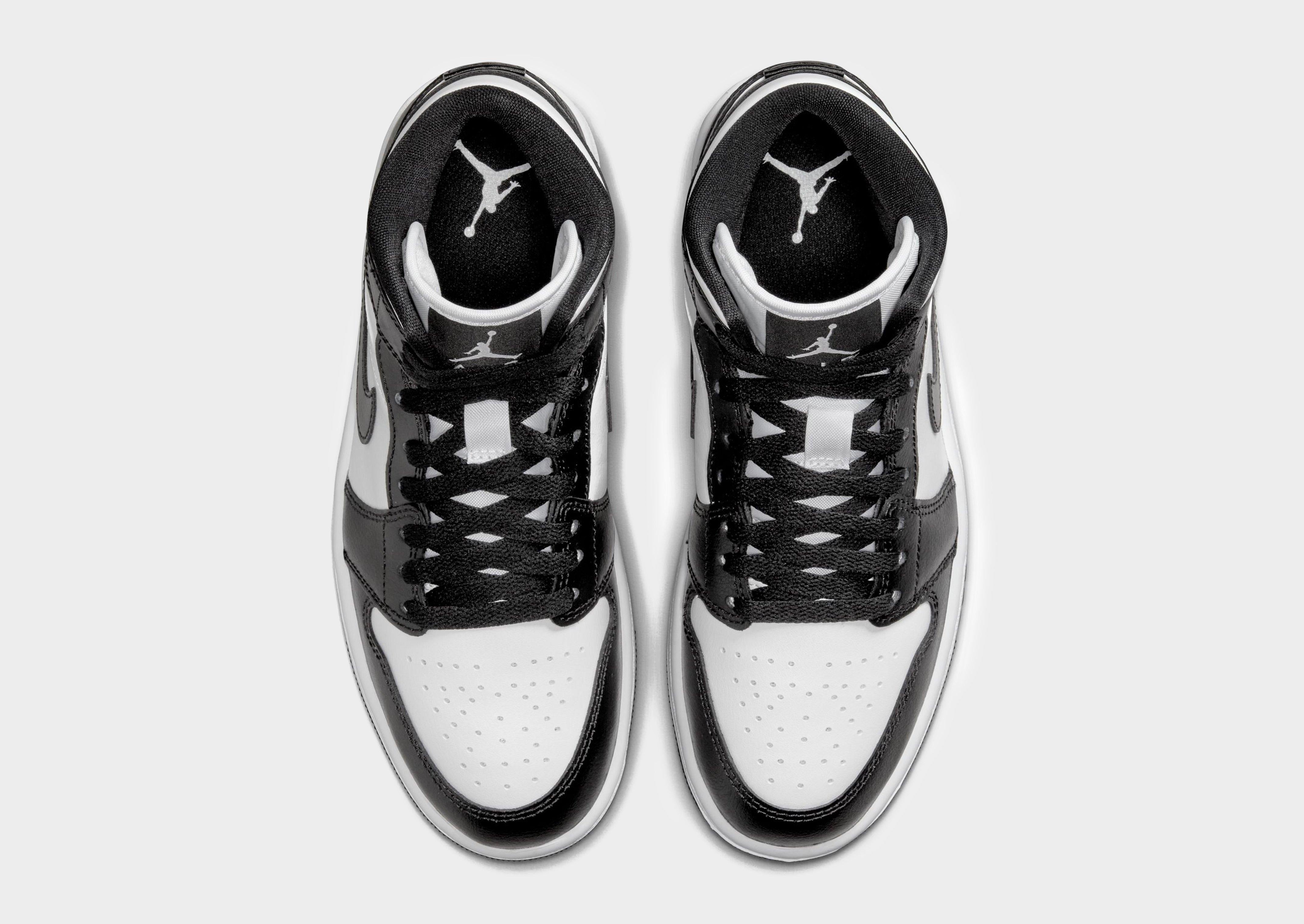Black Jordan Air 1 Mid Women's - JD Sports Singapore