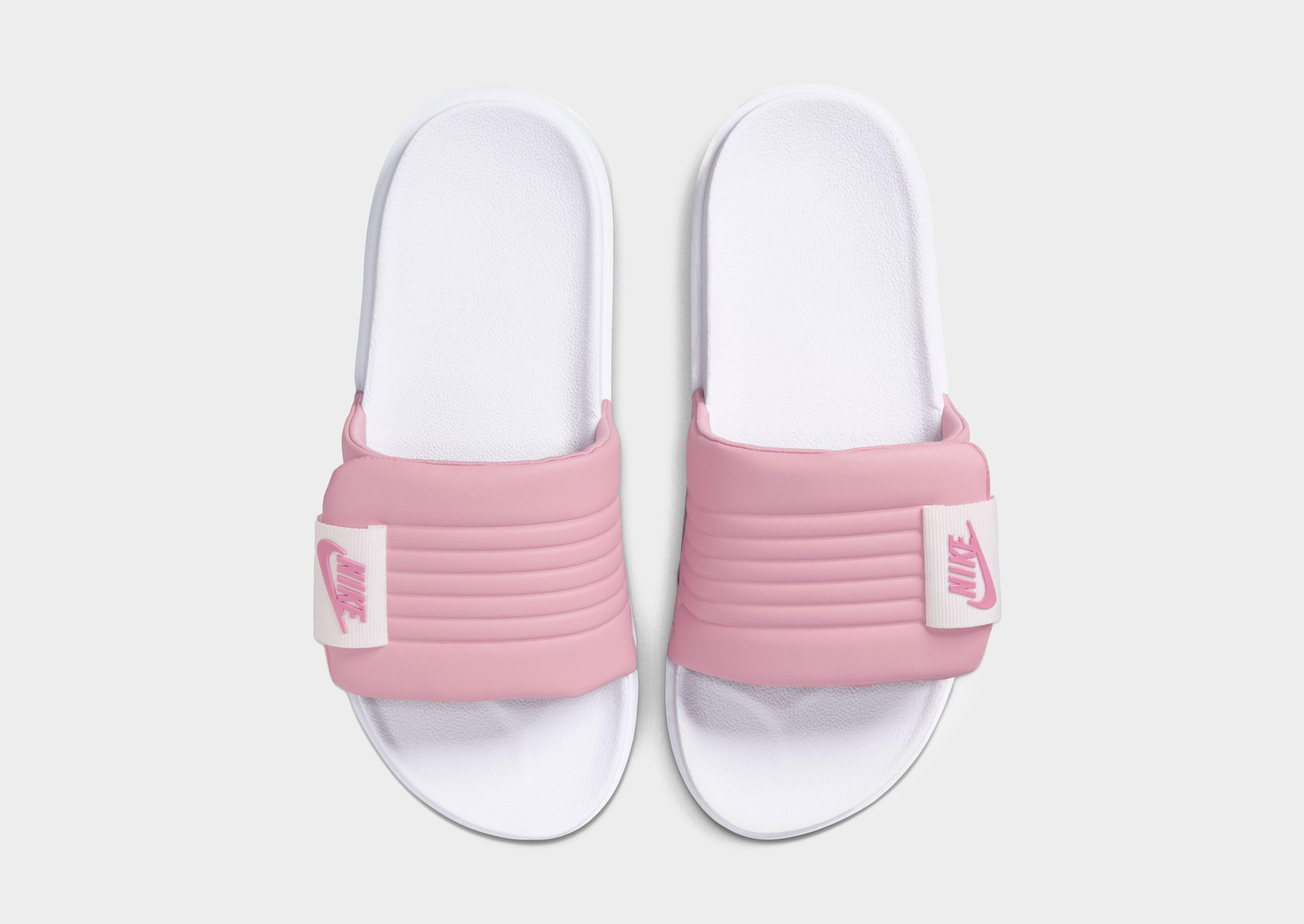 【Nike】Offcourt サンダル ピンク 白 ホワイト Pink Nike Offcourt Adjustable Sandals Women's - JD Sports