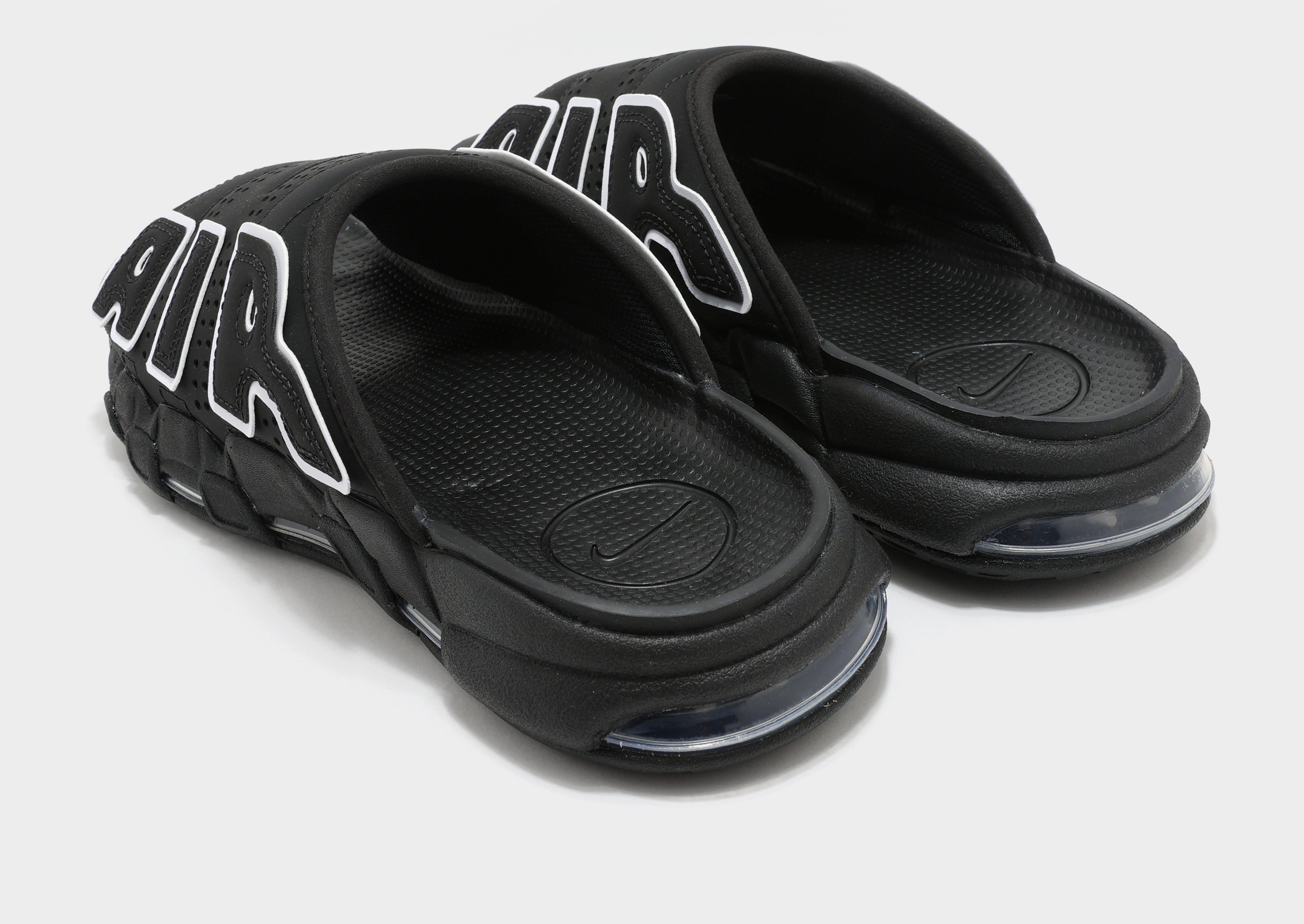 ※ゆーNike Air More Uptempo Slide Black The Nike Air More Uptempo Transforms Into A Slide