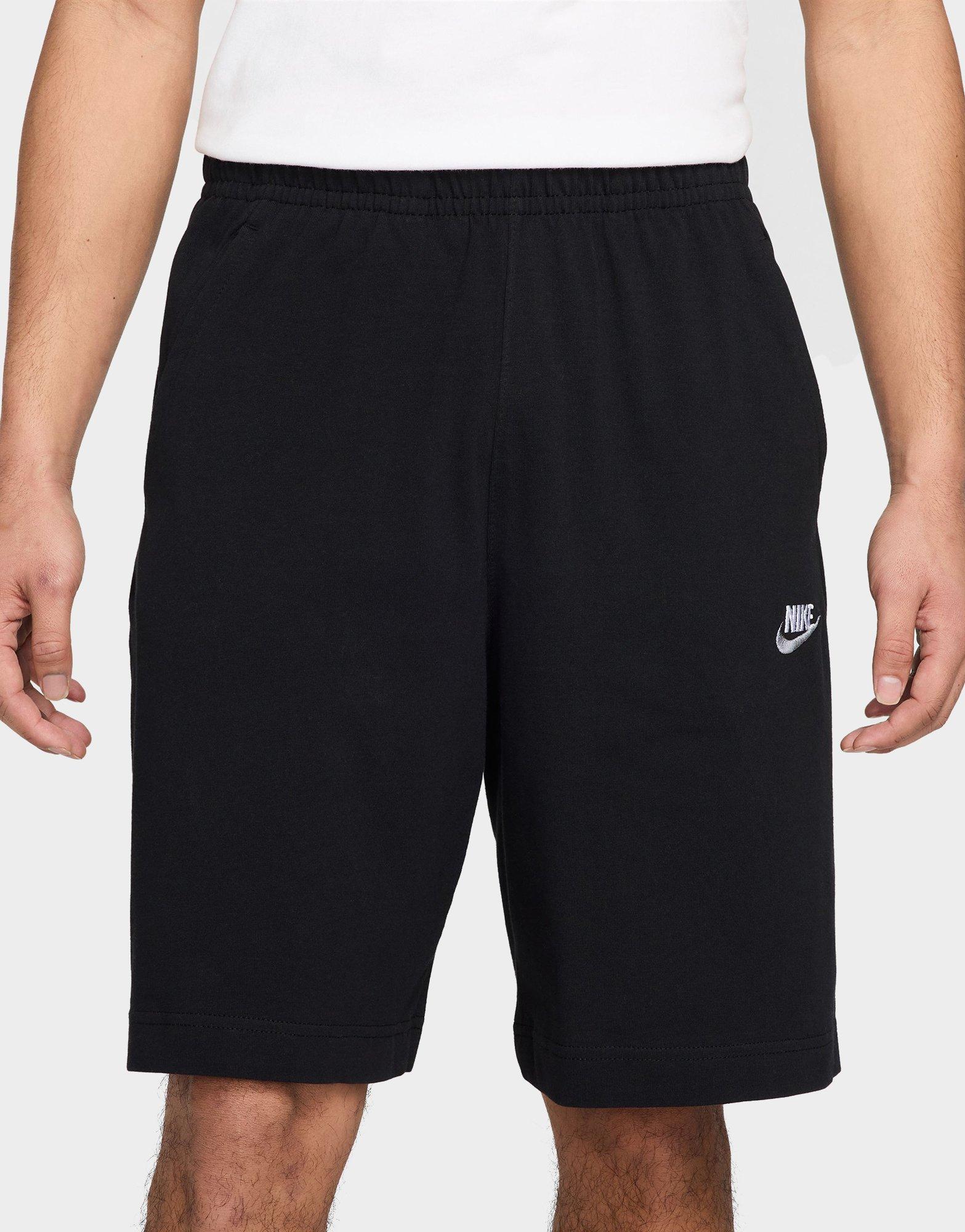 nike jersey shorts black