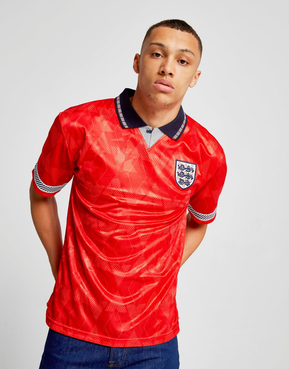 Score Draw England '90 World Cup Away Retro Shirt