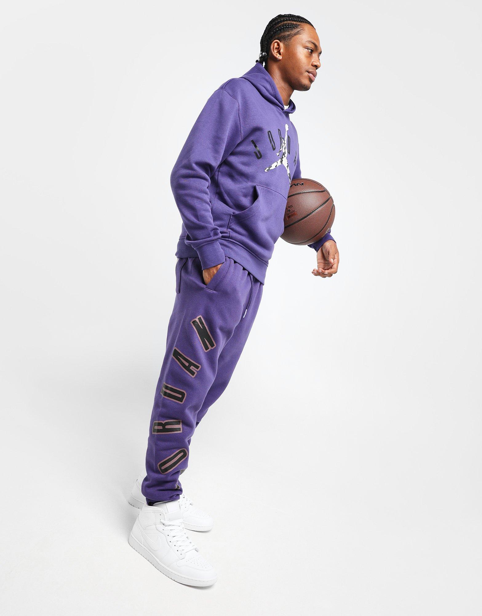 purple jordan sweatsuit