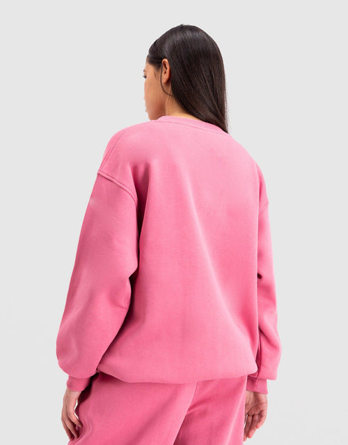 Girls' Club Oversized Crew Sweatshirt Junior