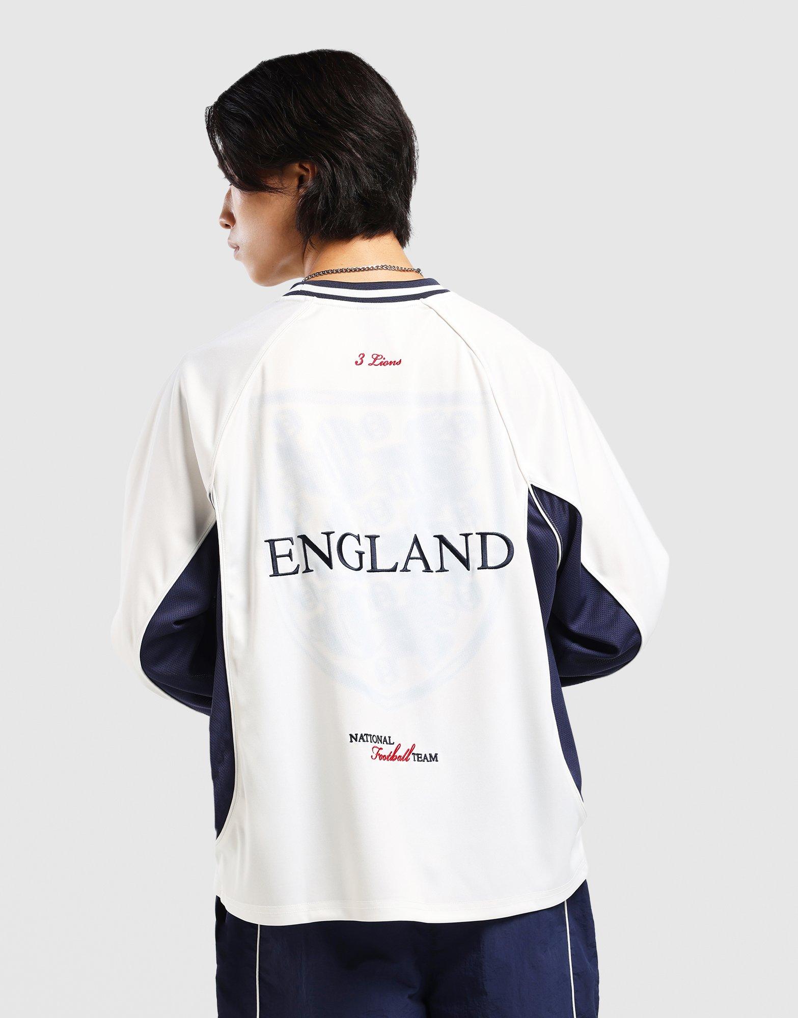 England Mesh Panel Long Sleeve Jersey