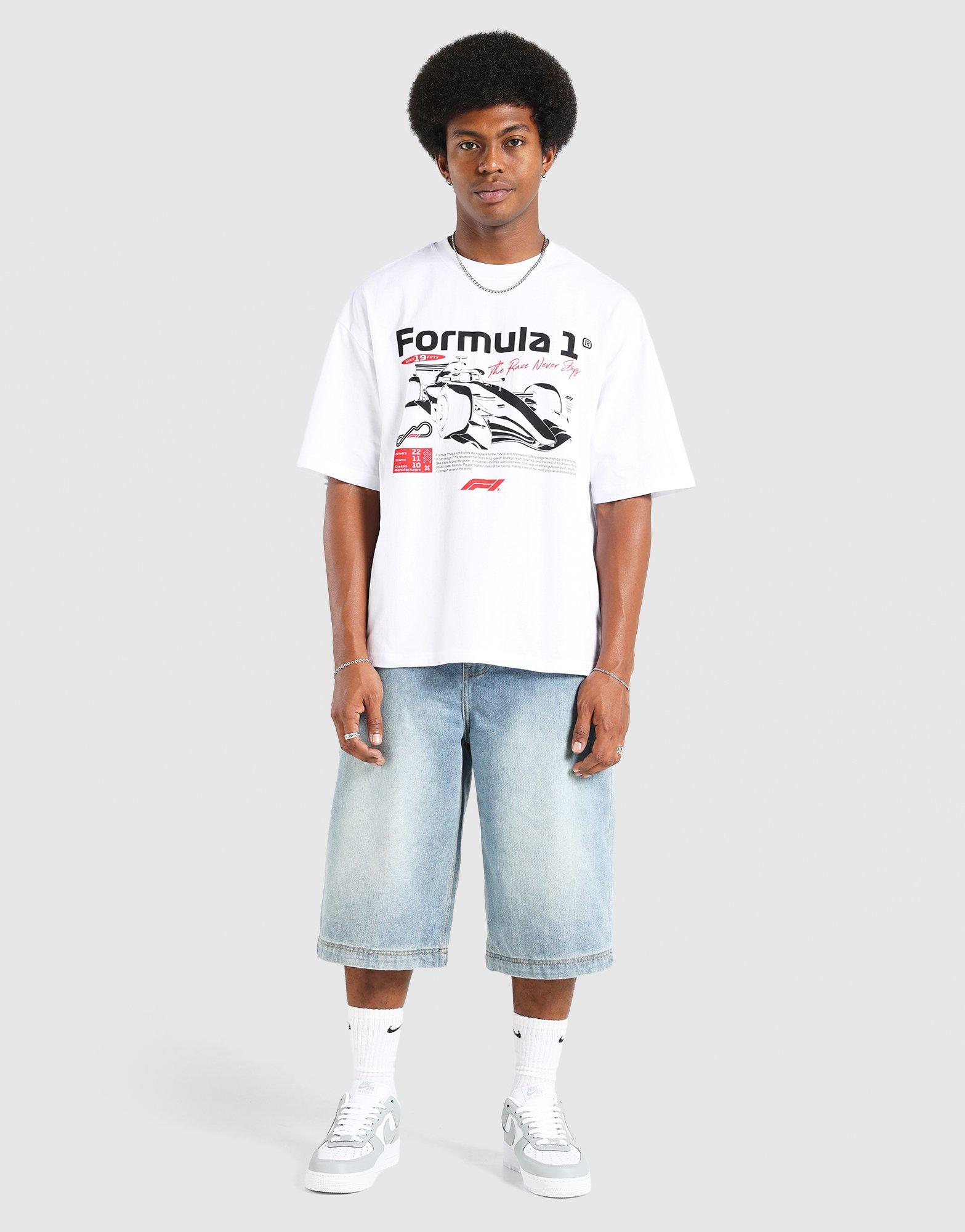 White Majestic Graphic Box T-Shirt - JD Sports Singapore