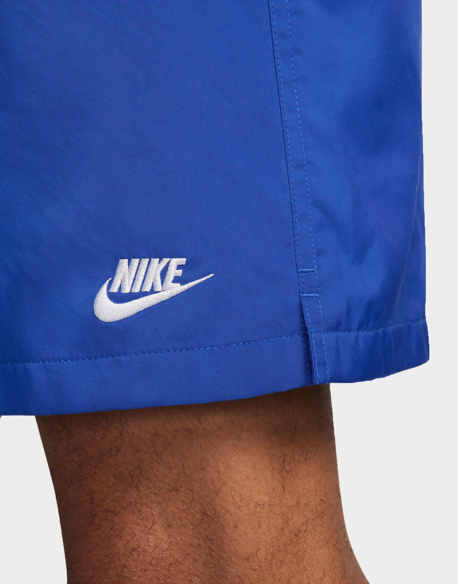 nike club essentials woven flow shorts blue