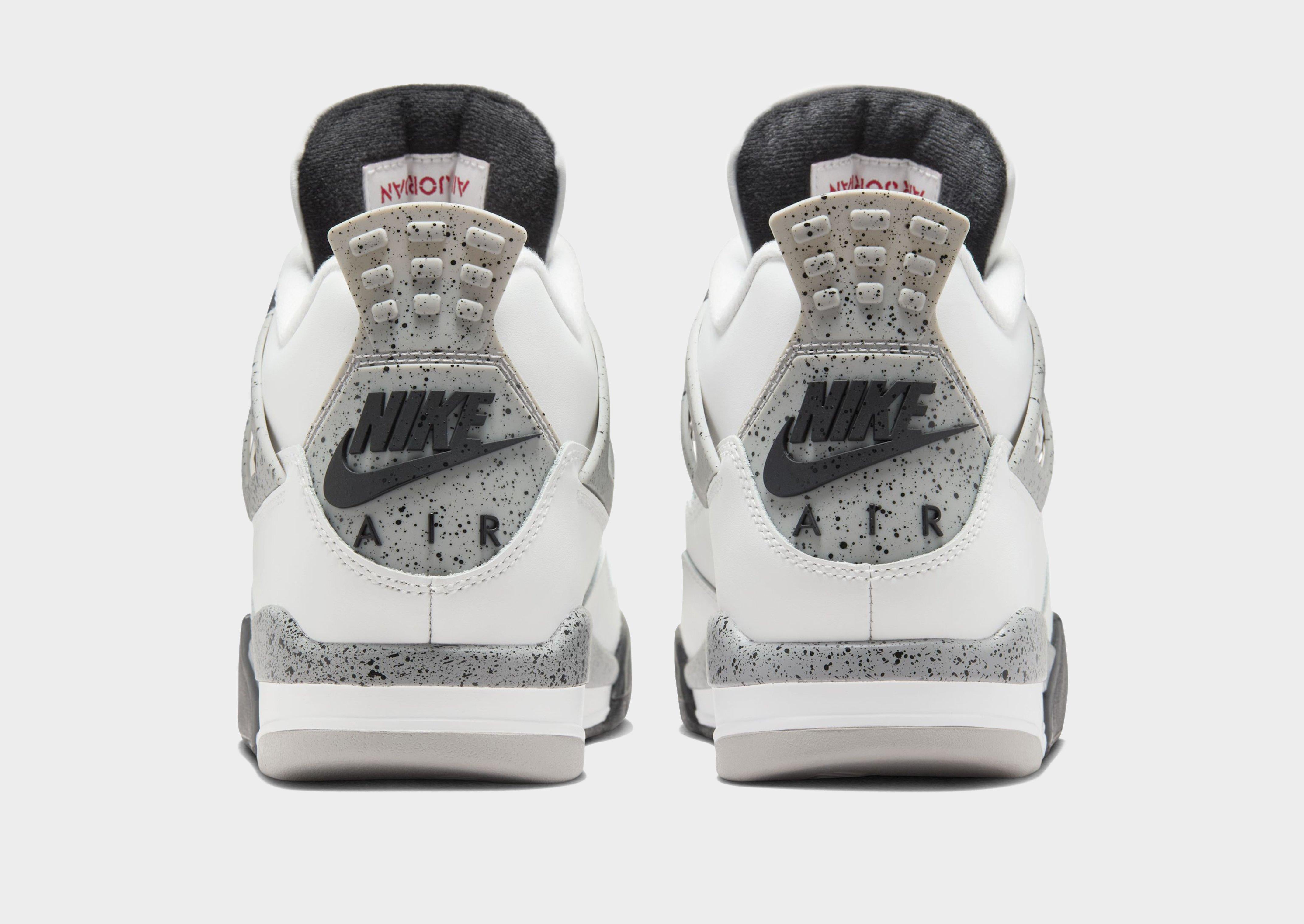 White Jordan Air 4 Retro - JD Sports Singapore