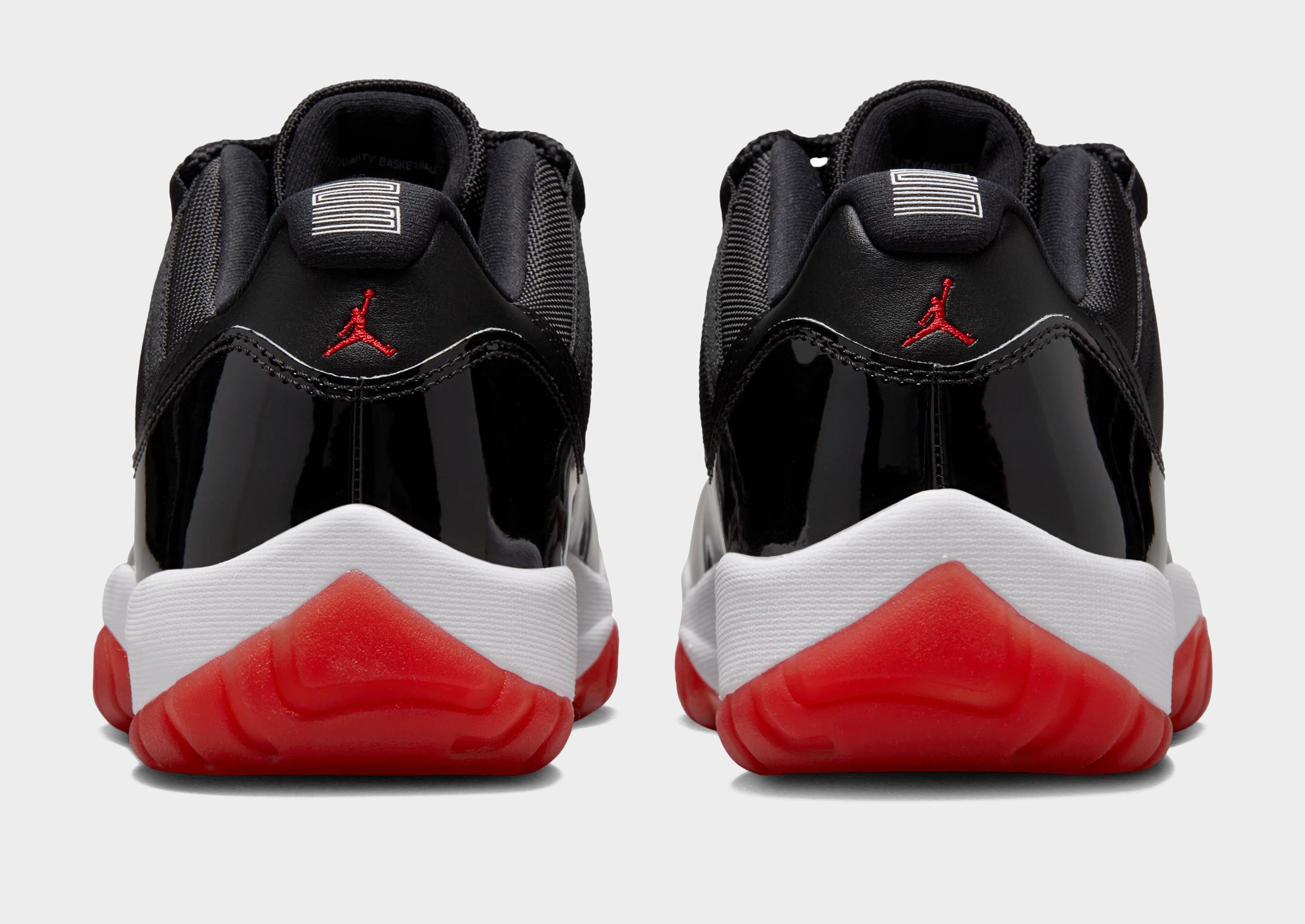 Black Jordan Air 11 Retro Low - JD Sports Singapore