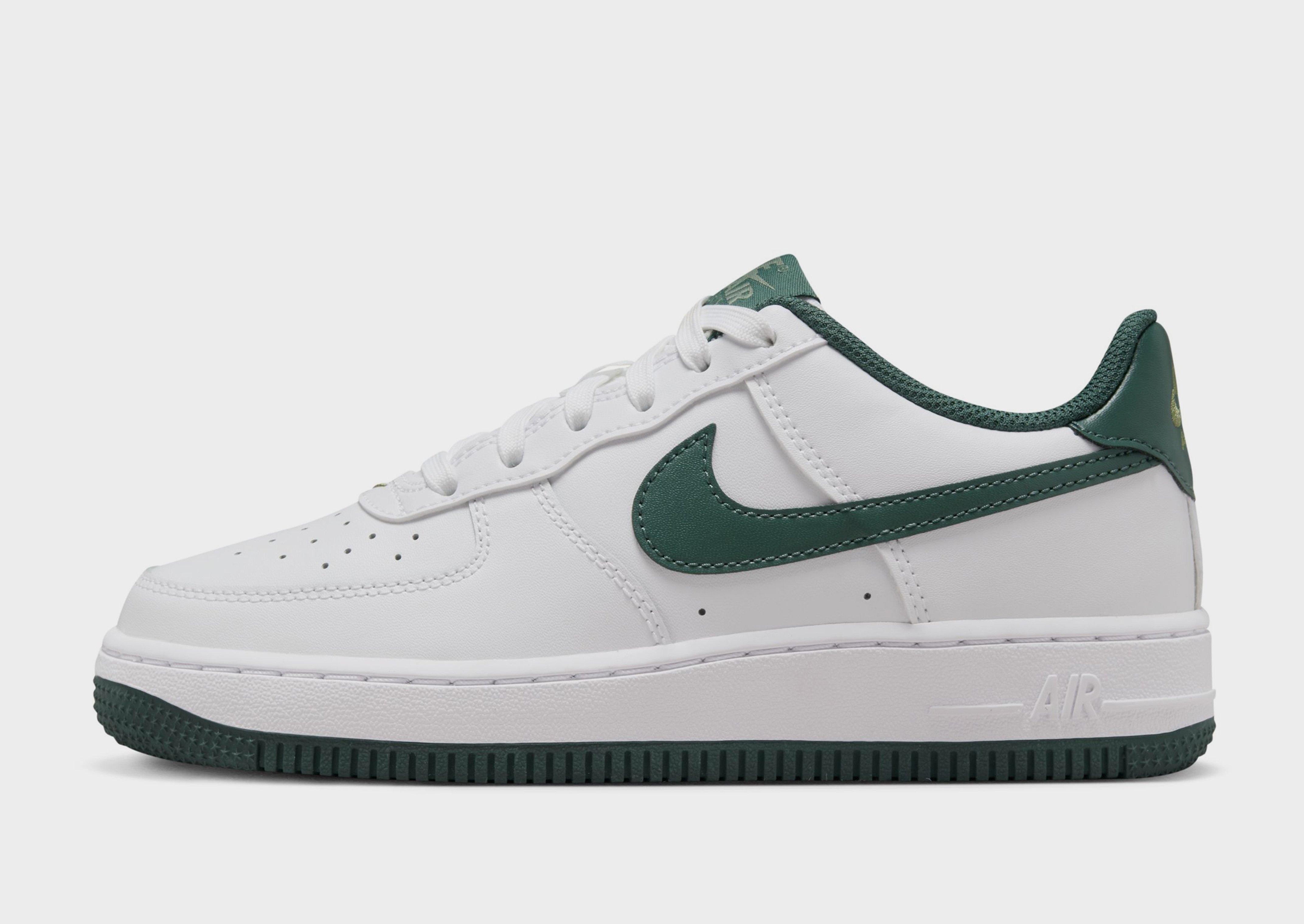 airforce 1 white green