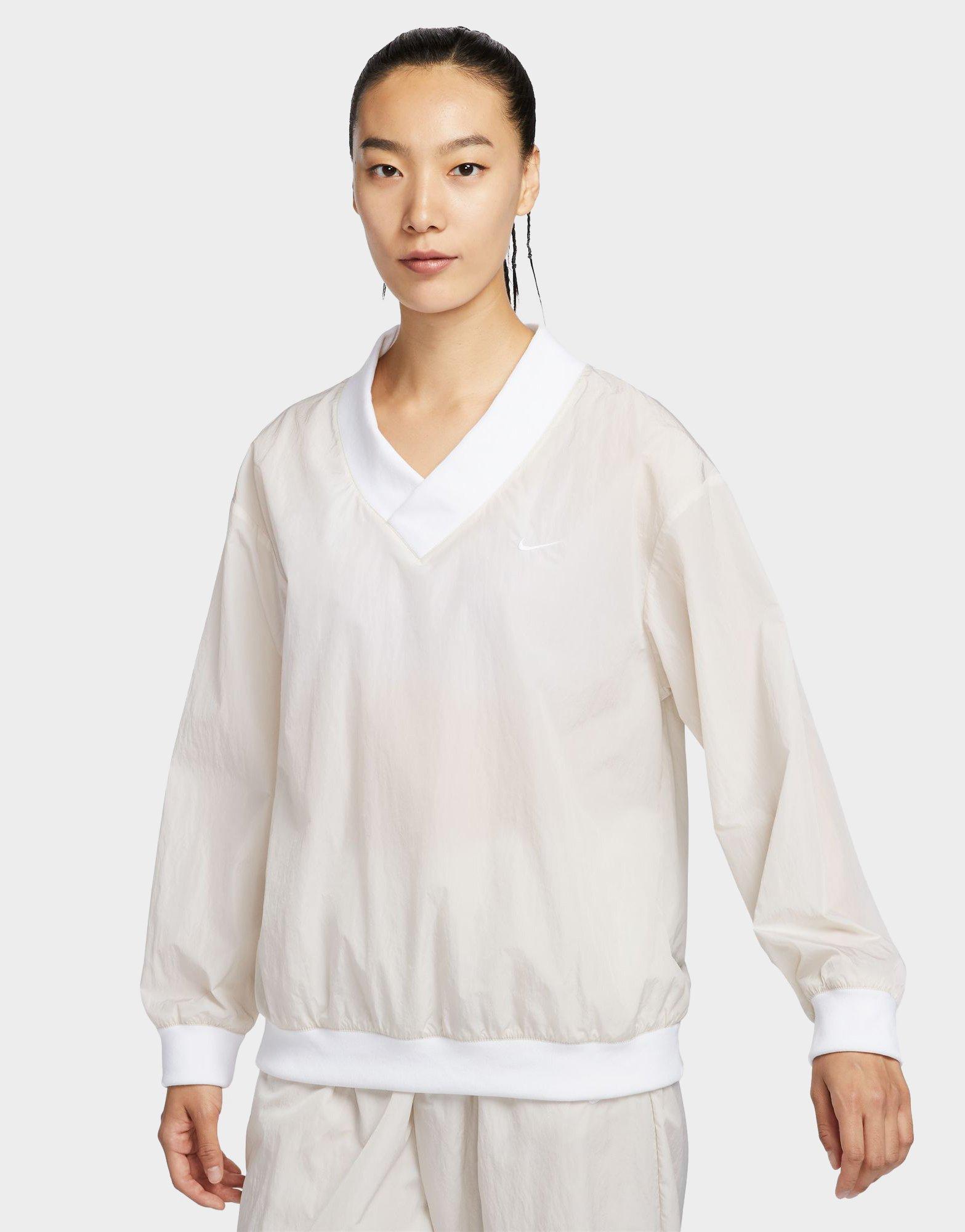 Woven Long-Sleeve Top