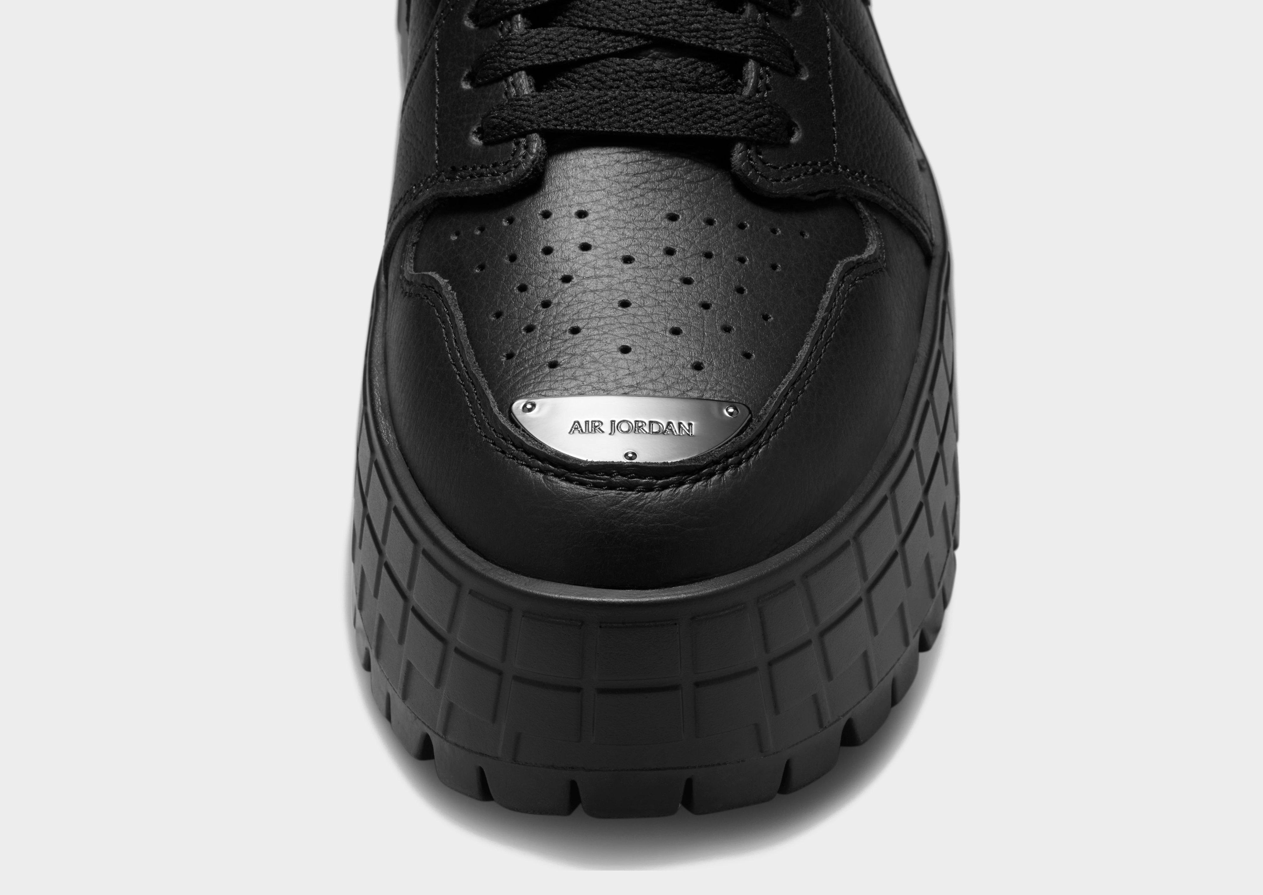 Black Jordan Air 1 Brooklyn Low Women's - JD Sports Singapore