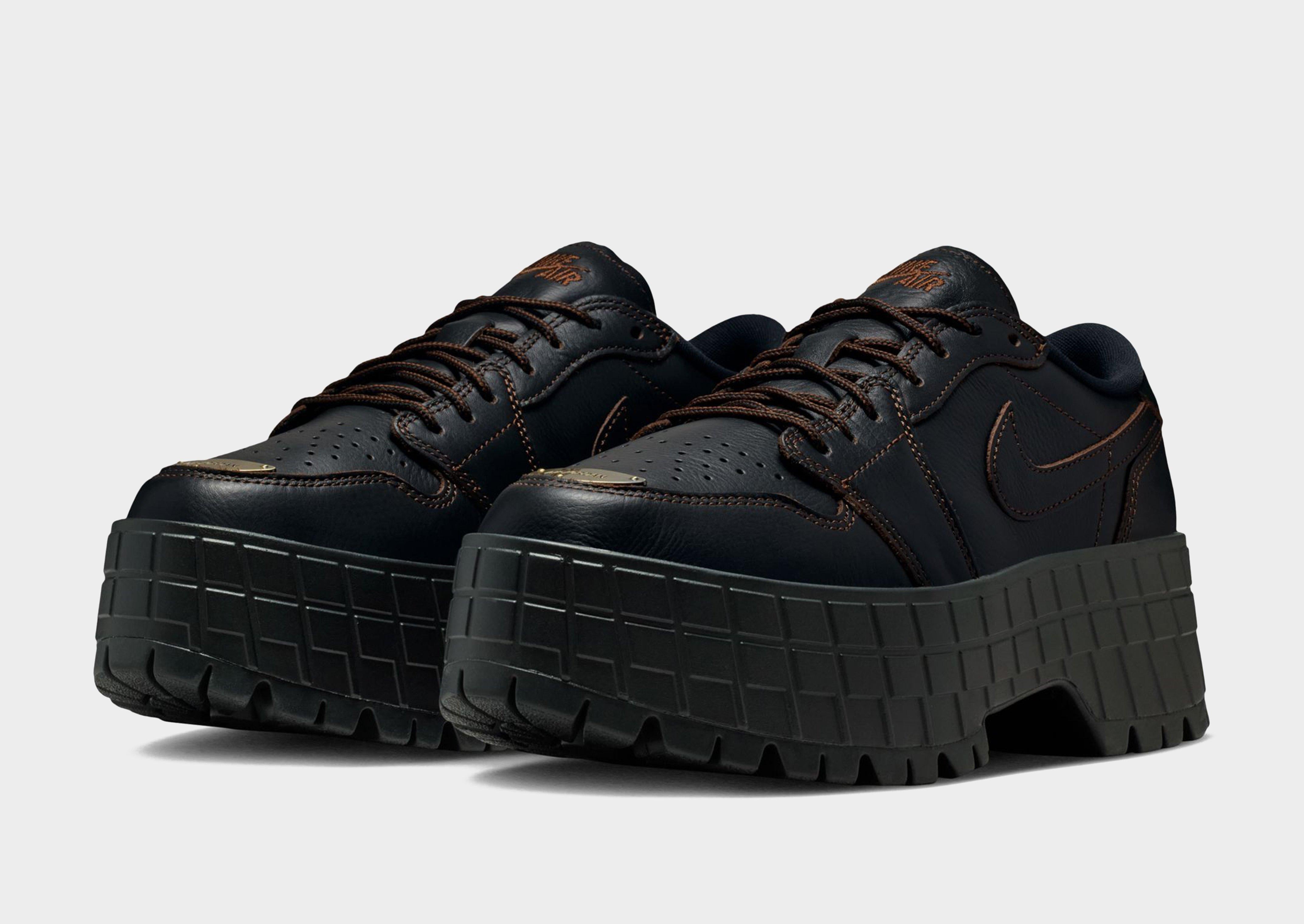 Black Jordan Air 1 Brooklyn Low Women's - JD Sports Singapore