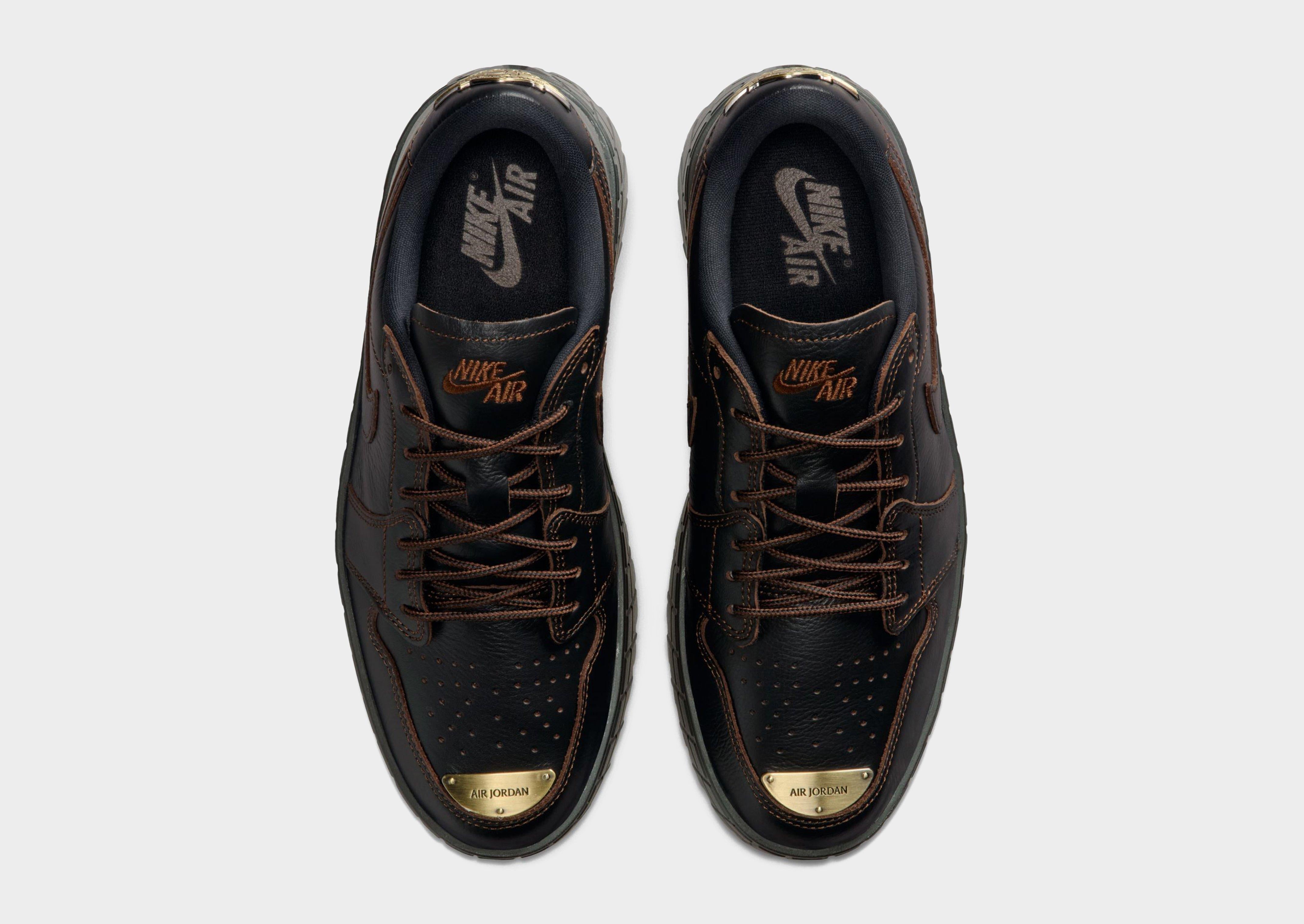 Black Jordan Air 1 Brooklyn Low Women's - JD Sports Singapore