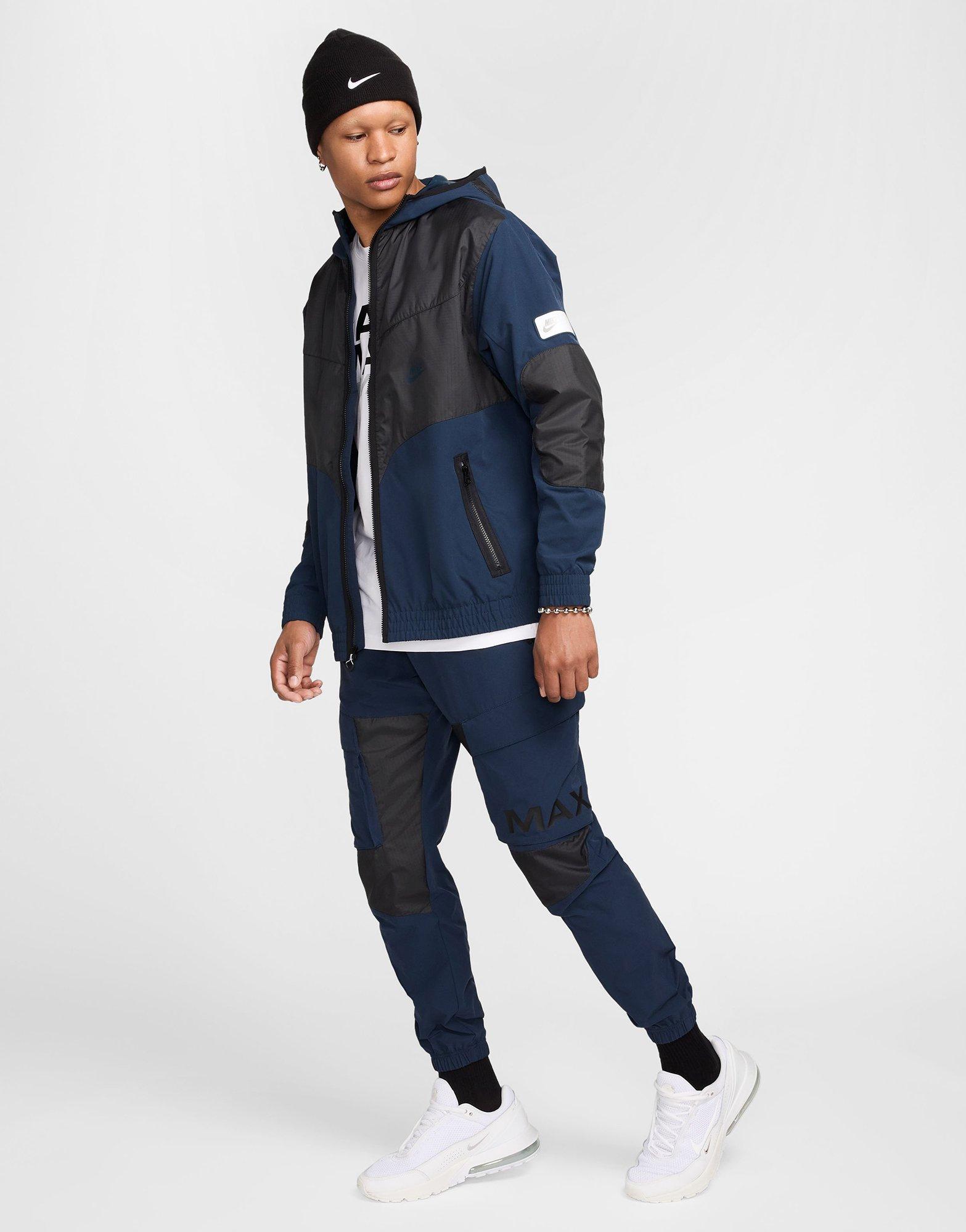 navy blue nike air max tracksuit