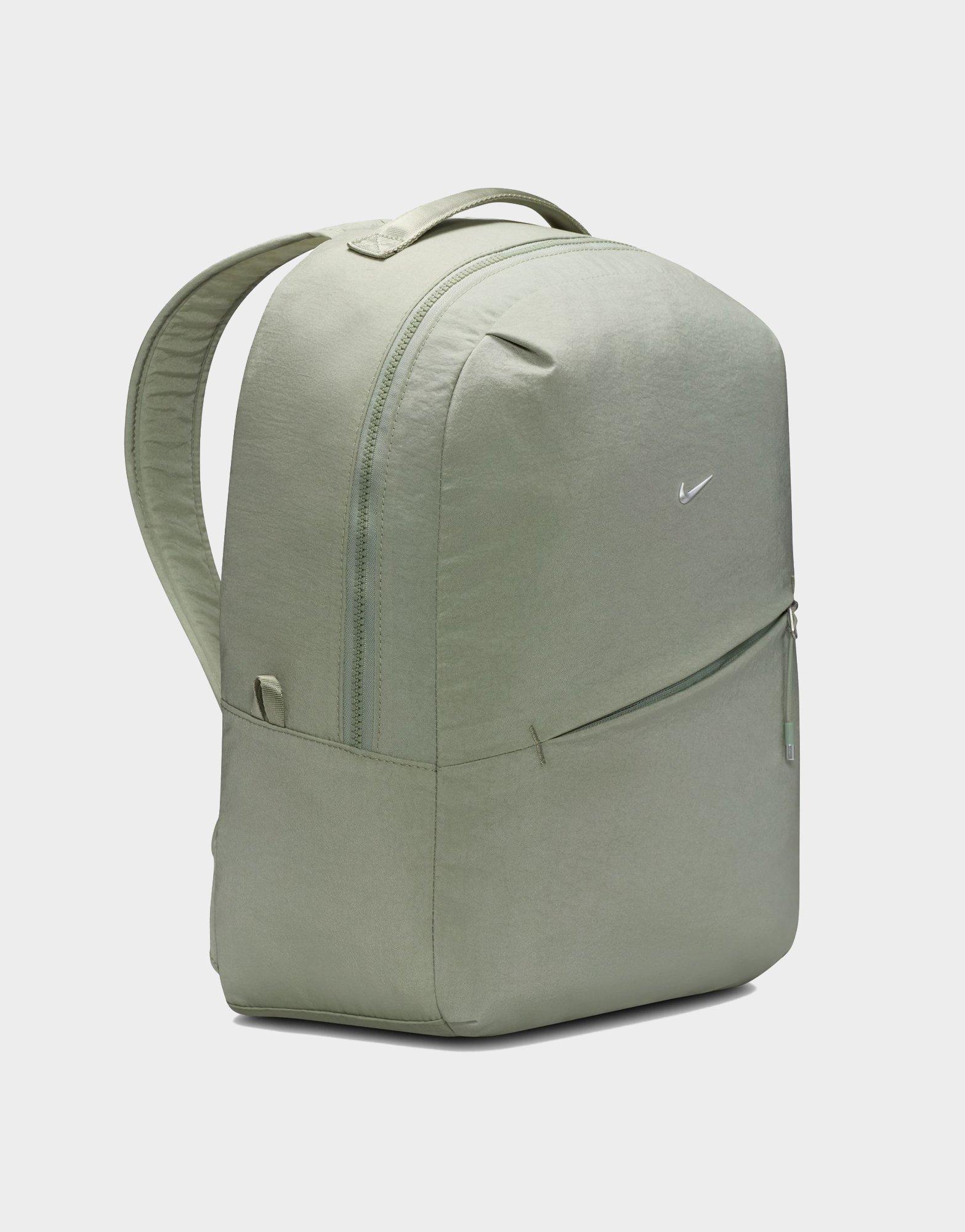 sage green nike backpack