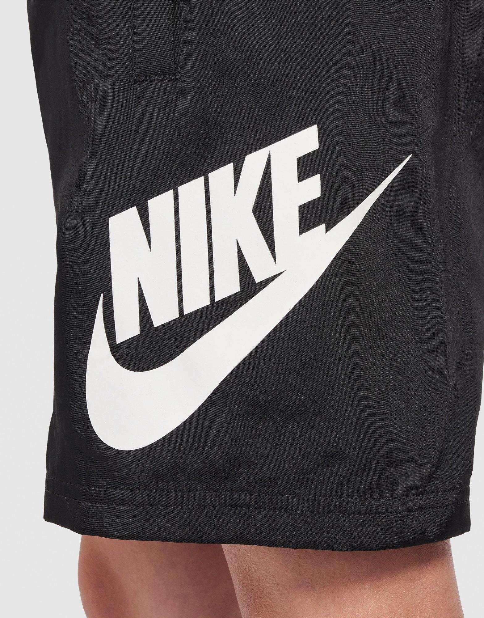 Black Nike Sportswear Club Woven Shorts Junior's - JD Sports Singapore