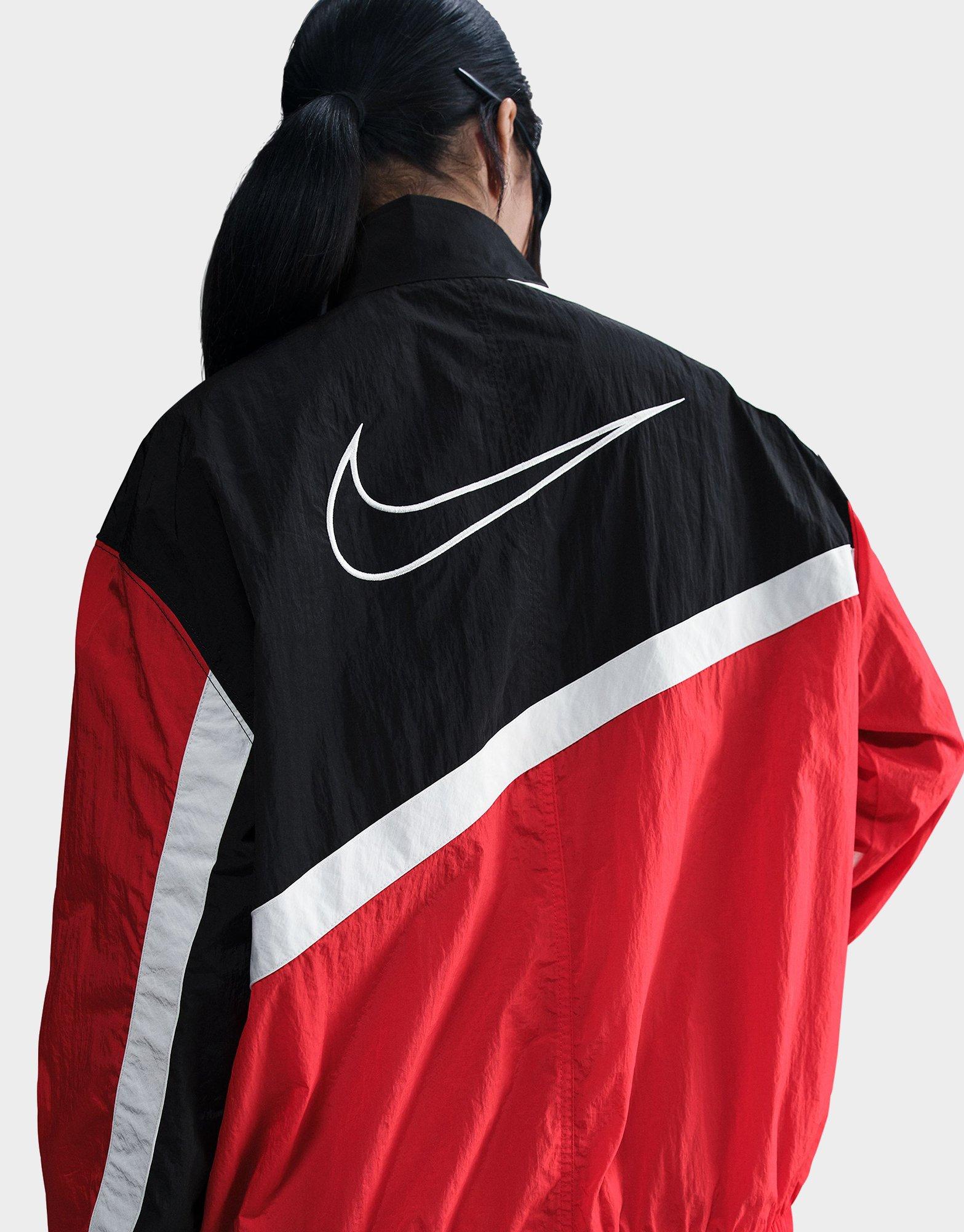 Red Nike Sportswear Oversized Jacket - JD Sports Singapore