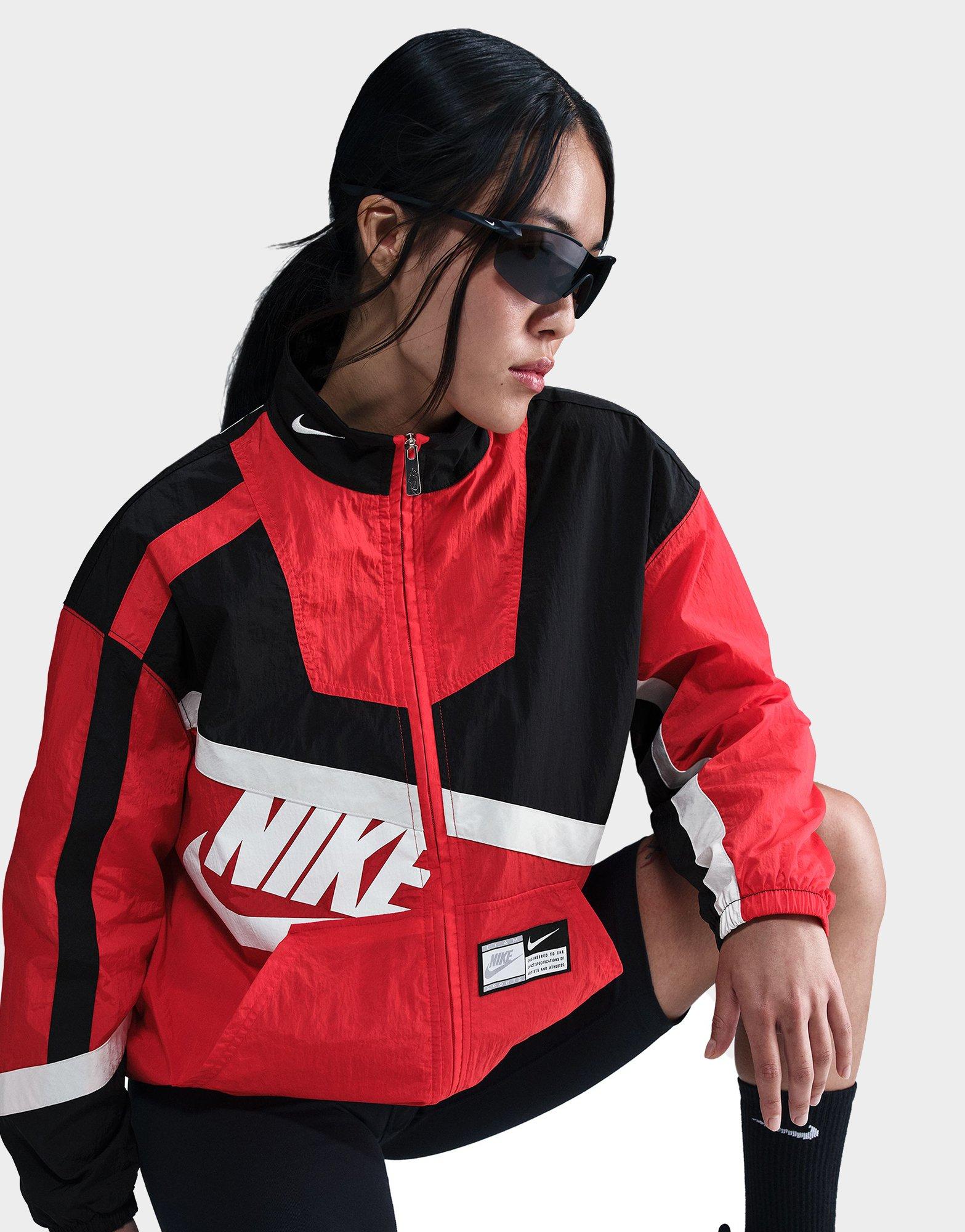 red womens nike jacket