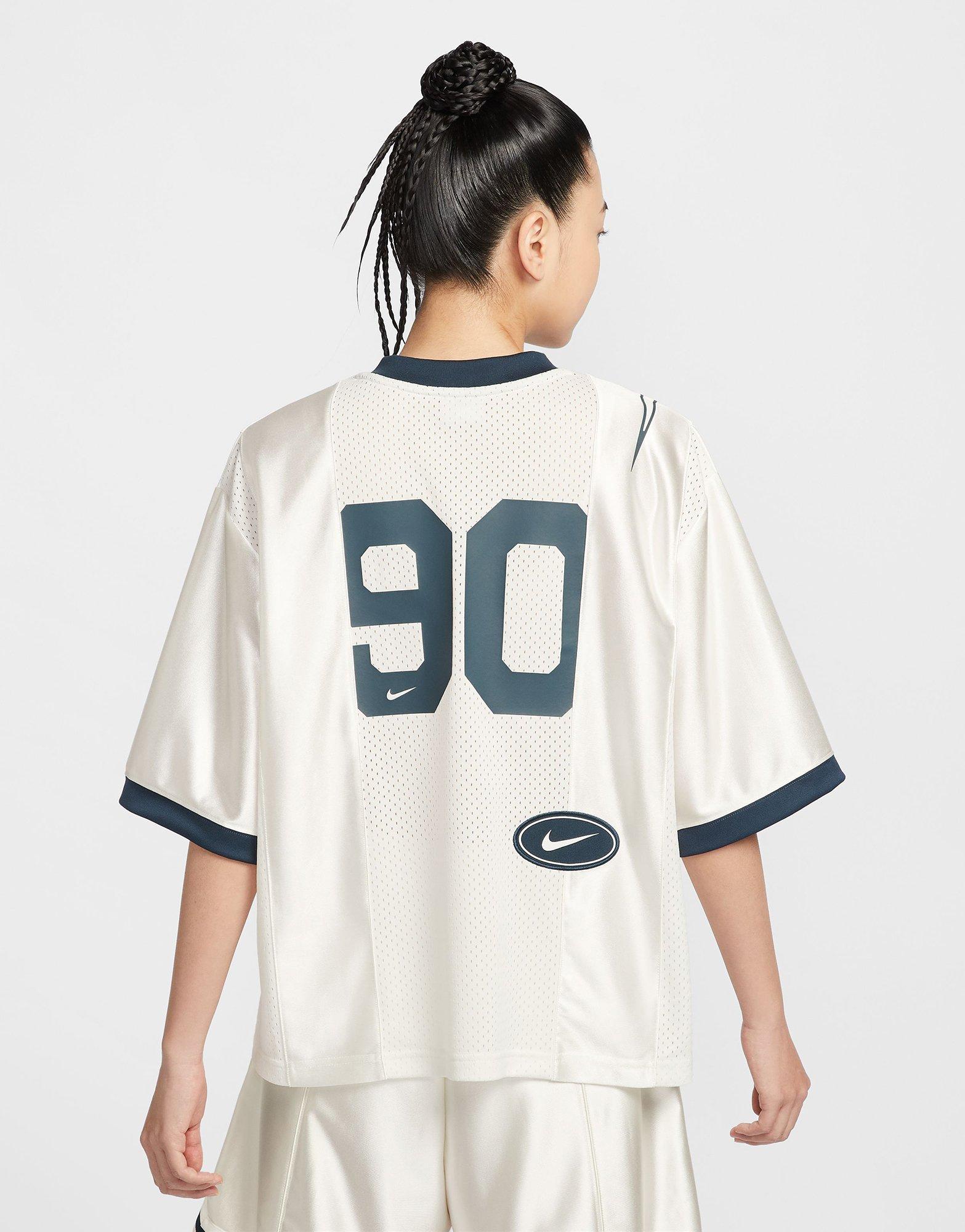 White Nike Street Jersey - JD Sports Singapore