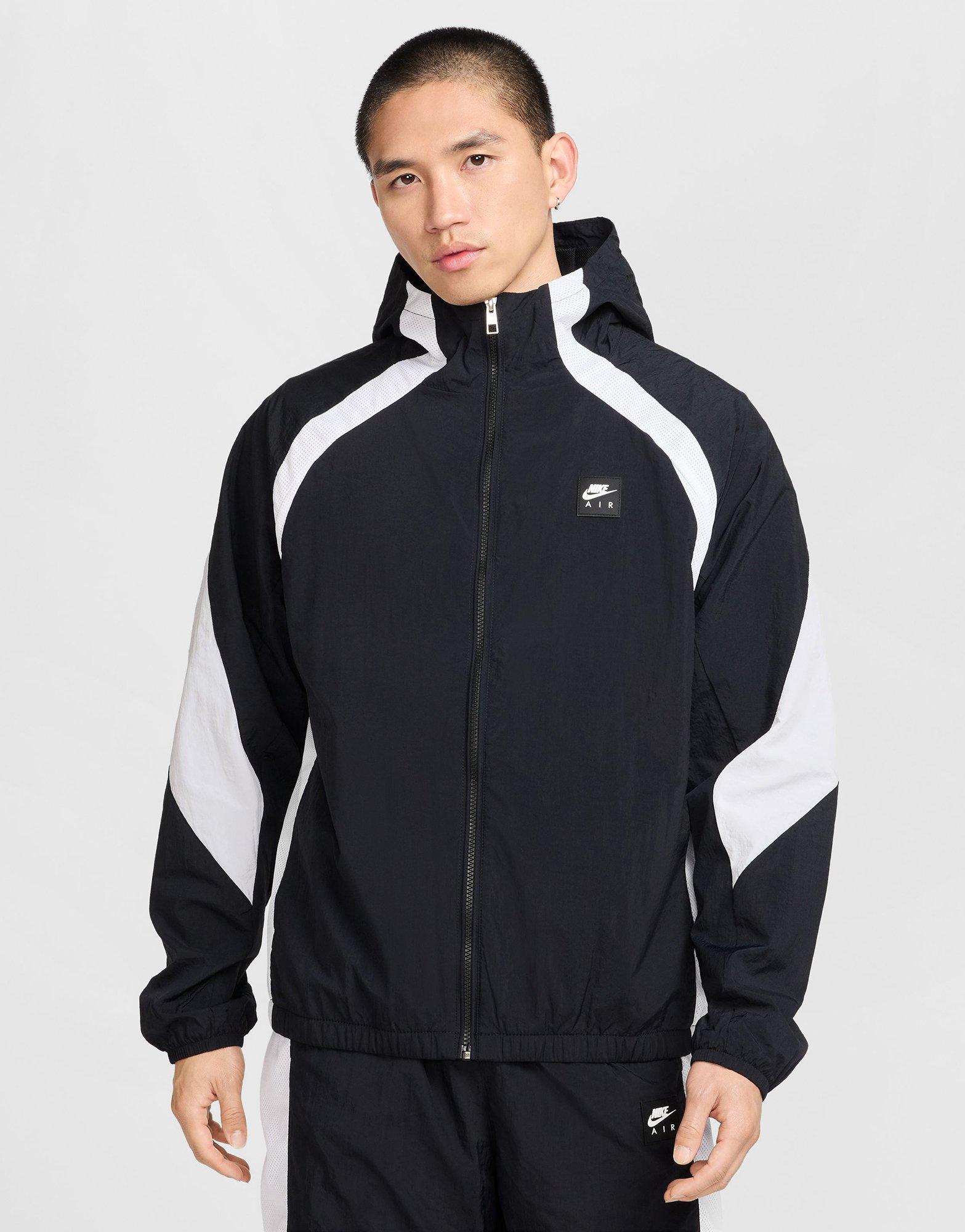 【NIKE】 W J AIR JDN JKT MOTO BLK/IRNGRY 国内発送 Black Nike Air Woven Jacket - JD Sports Singapore