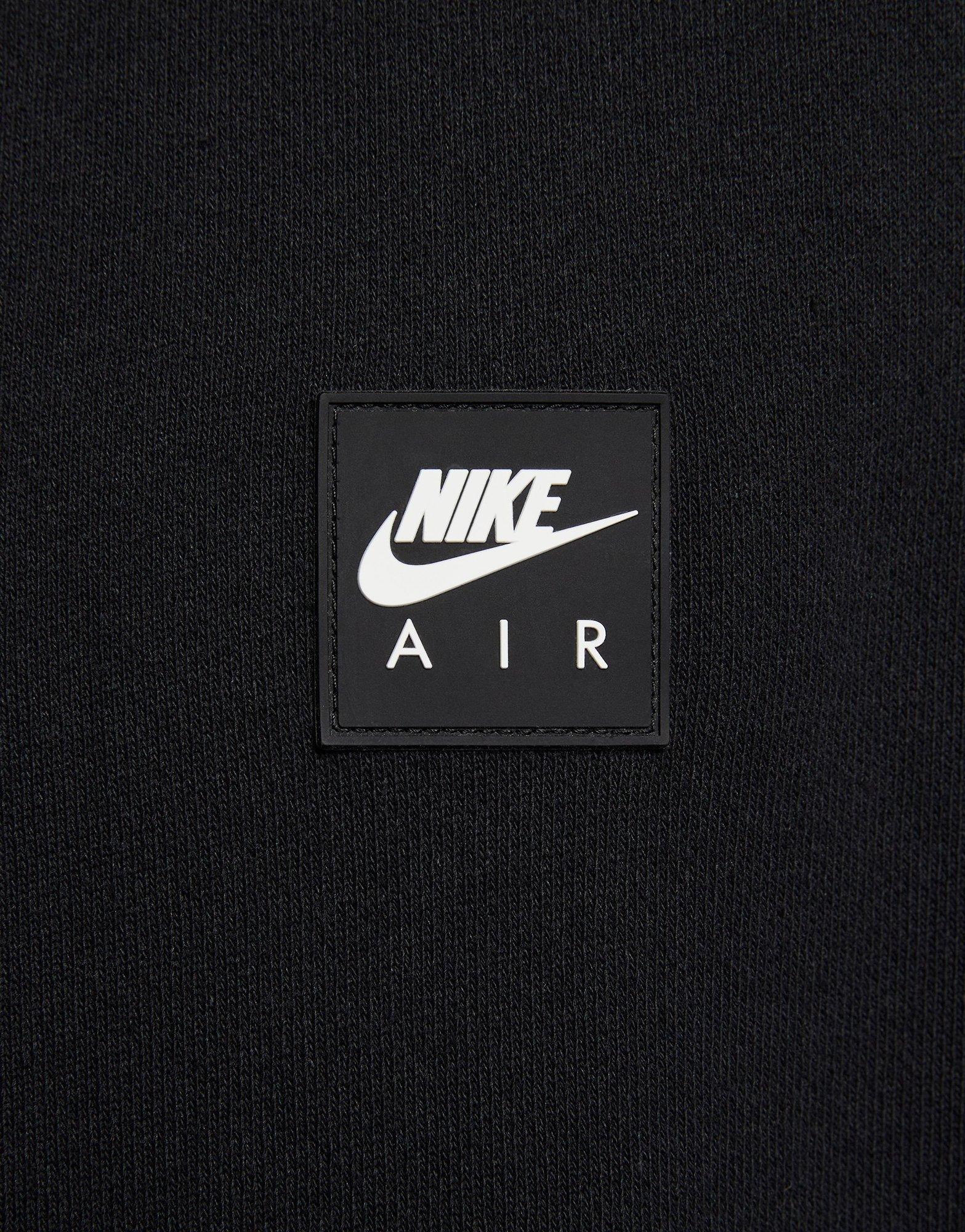 black nike logo hoodie