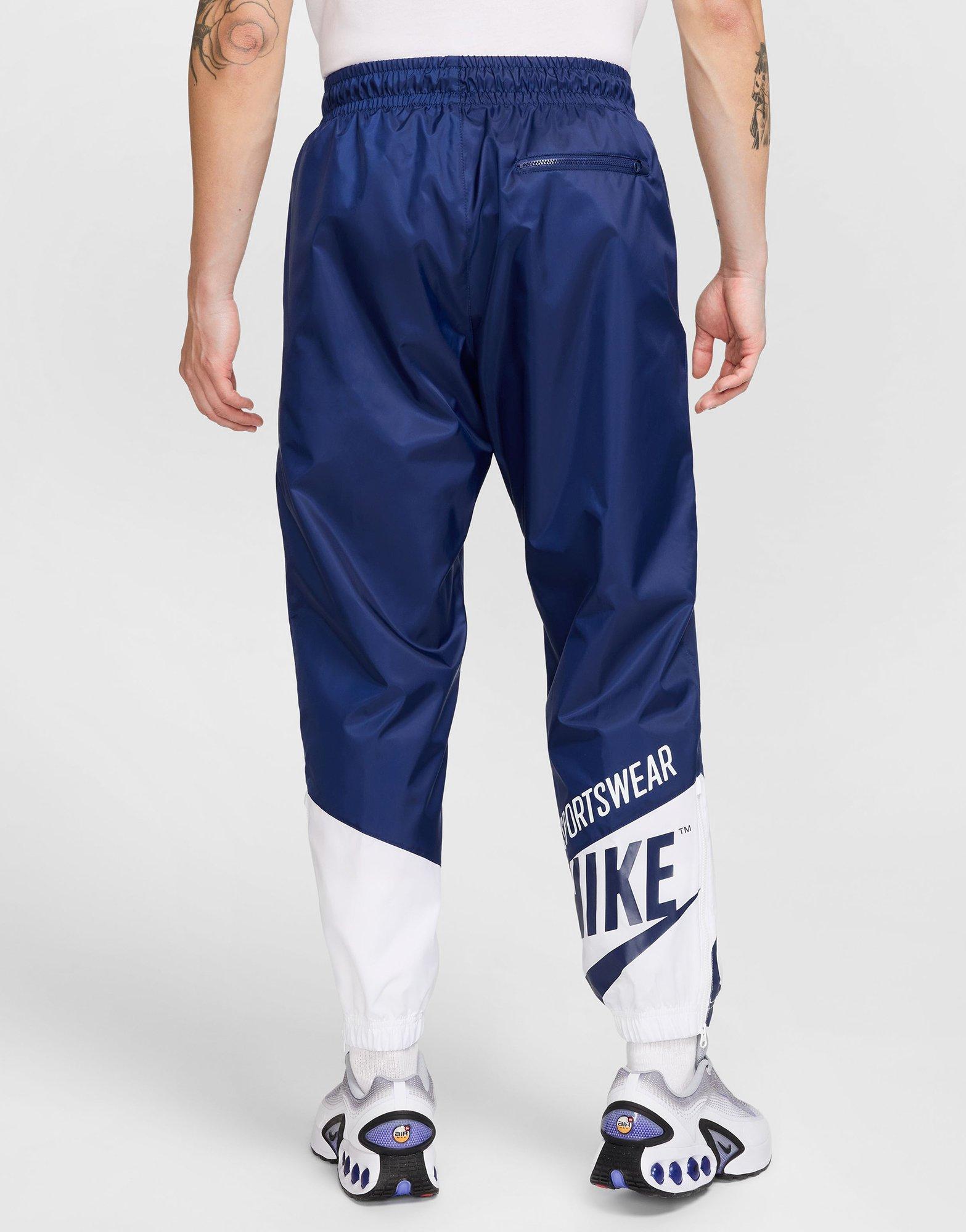 Blue Nike Windrunner Woven Pants - JD Sports Singapore