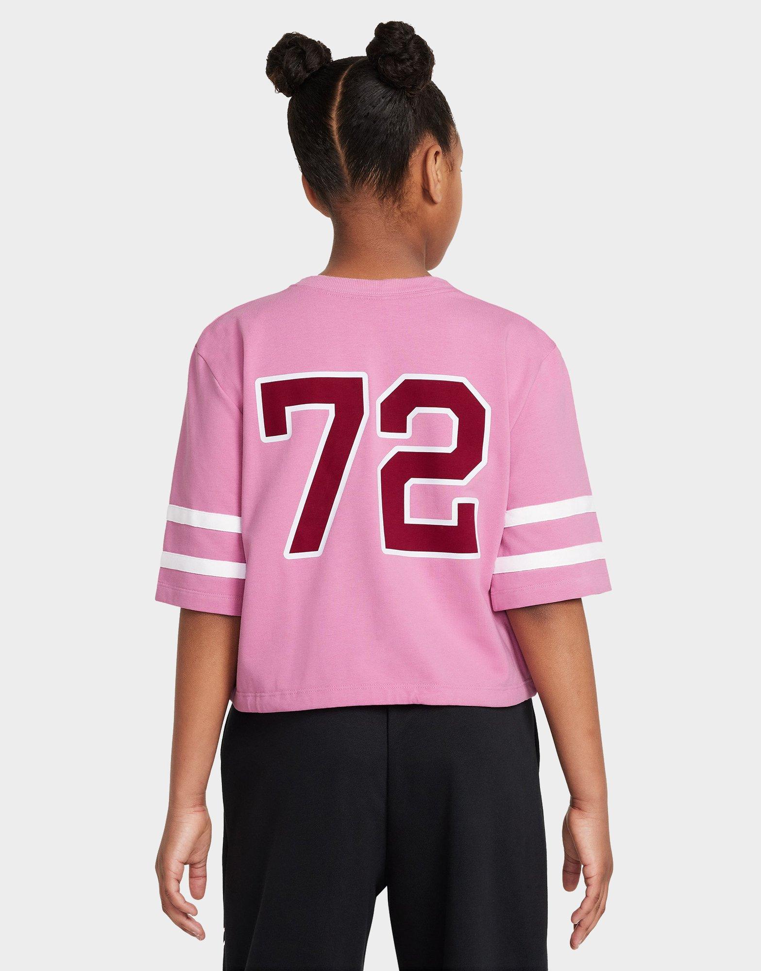 pink nike top jd