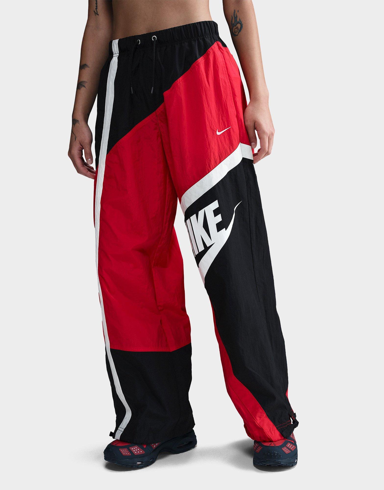 red nike jogger pants