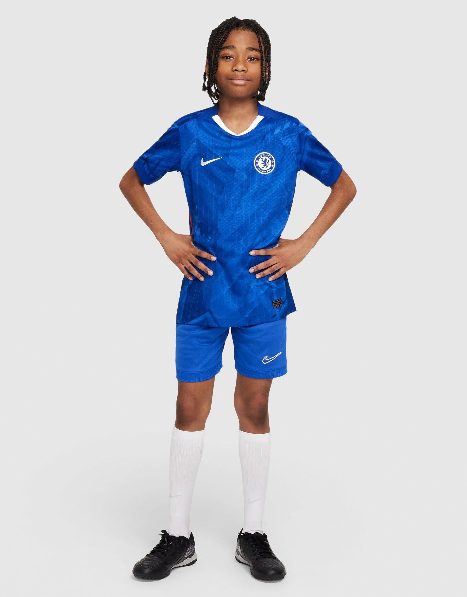 Blue Nike Chelsea FC 2025/26 Stadium Home Junior's - JD Sports