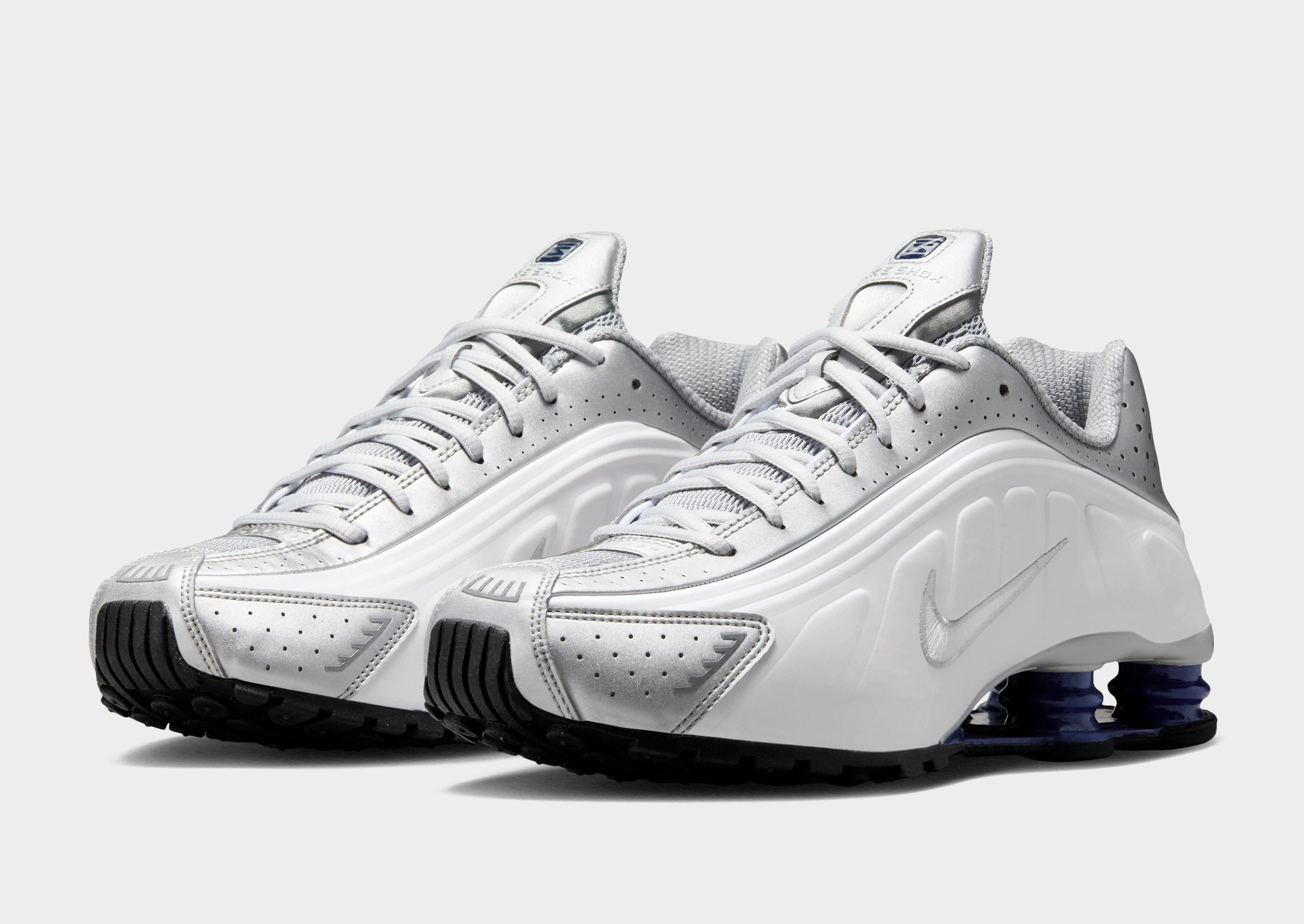White Nike Shox R4 - JD Sports Singapore
