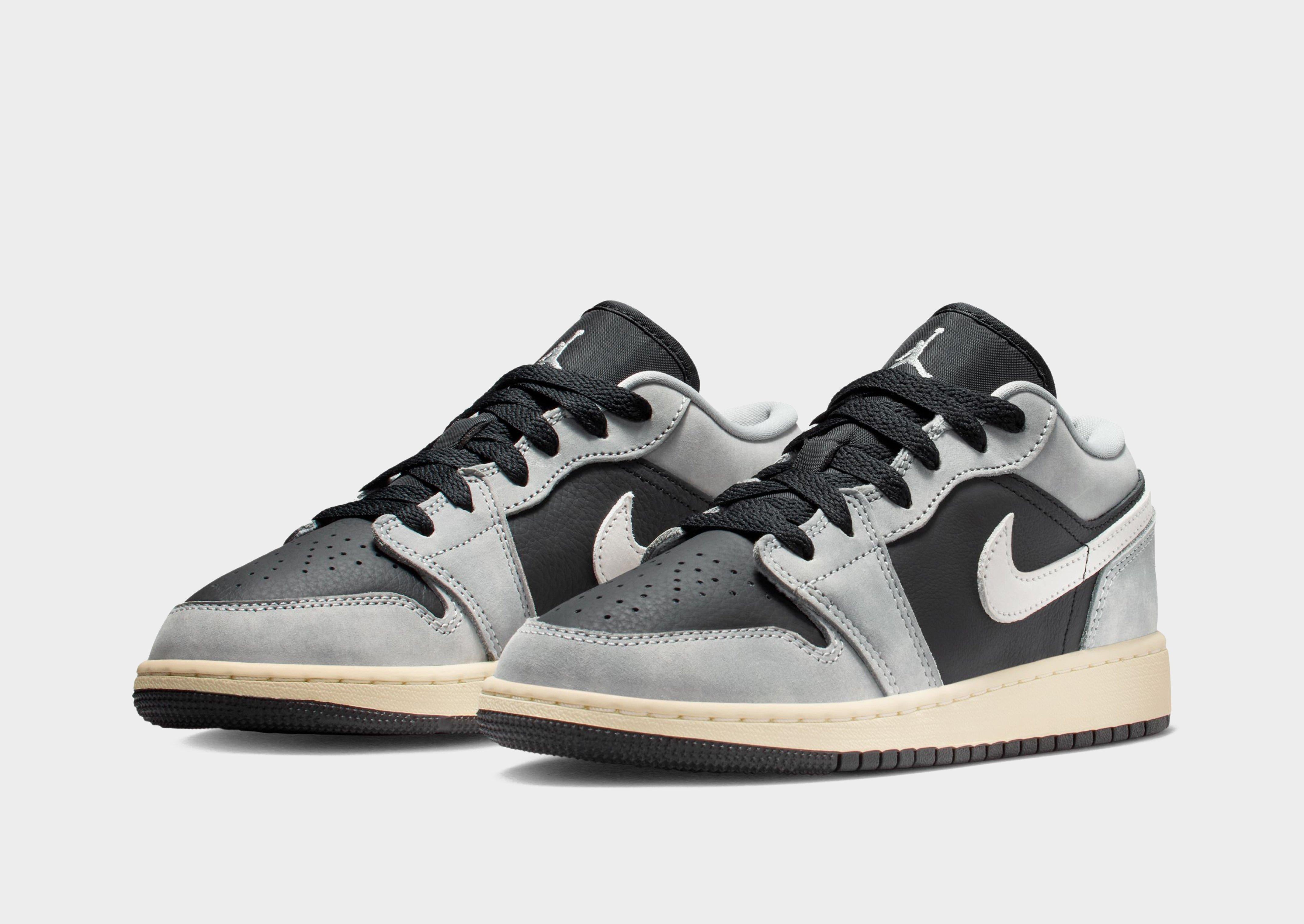 Grey Jordan Air 1 Low SE Junior's - JD Sports Singapore
