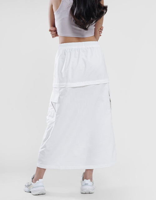 Sportswear Cargo Midi Skirt