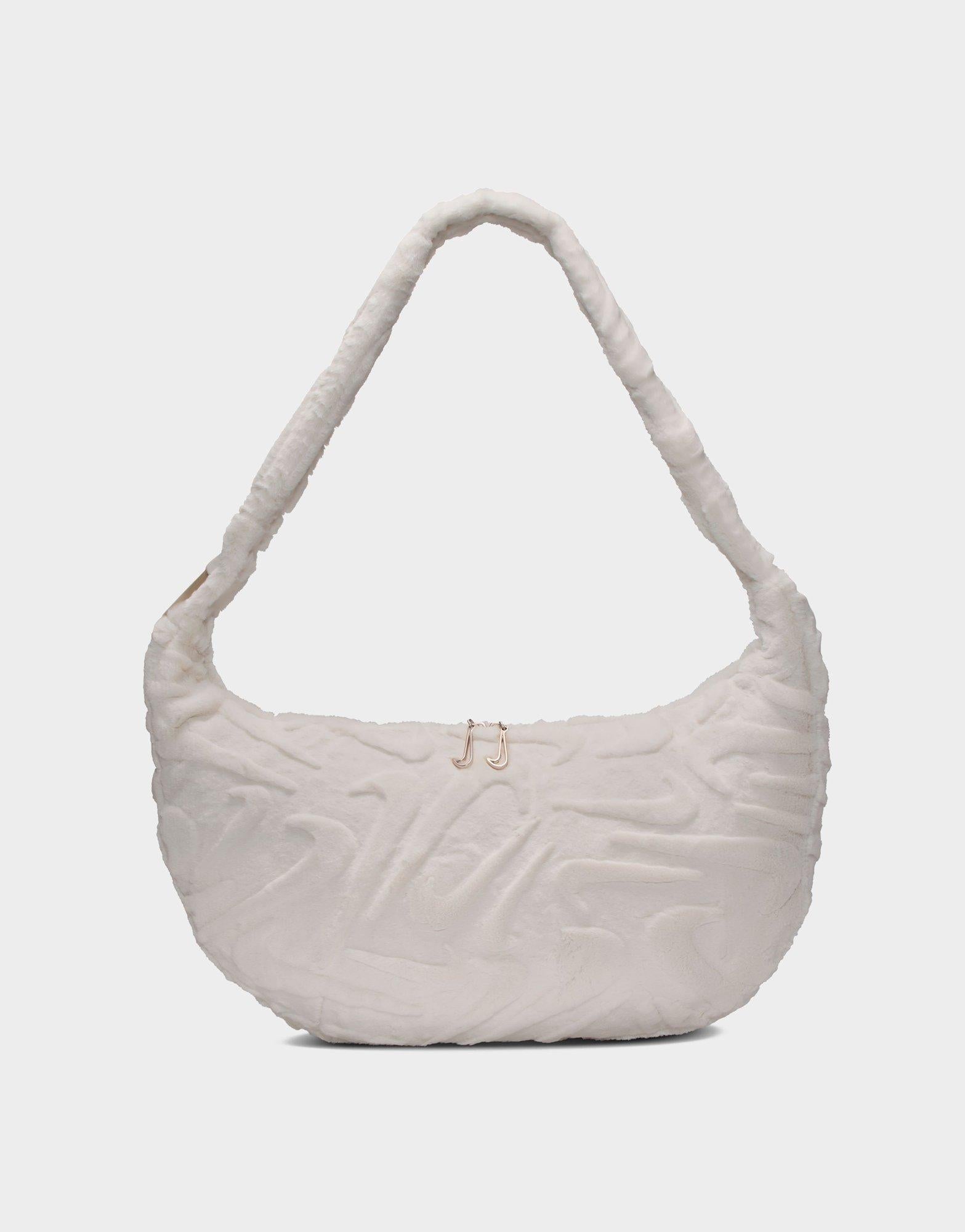 Beige Nike Sportswear Faux Fur Slouchy Bag (19L) - JD Sports Singapore
