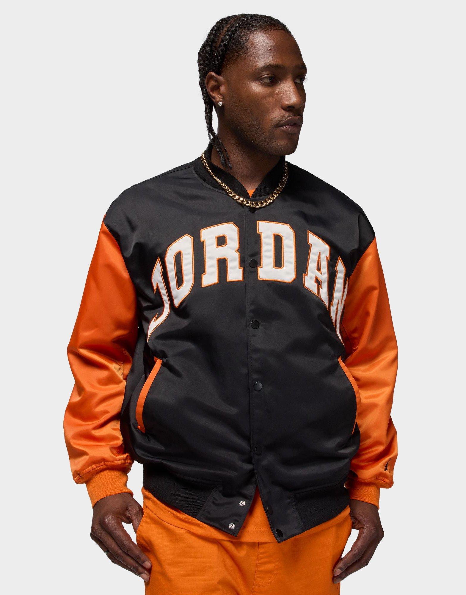 Black Jordan Brooklyn Collegiate Varsity Jacket JD Sports Singapore